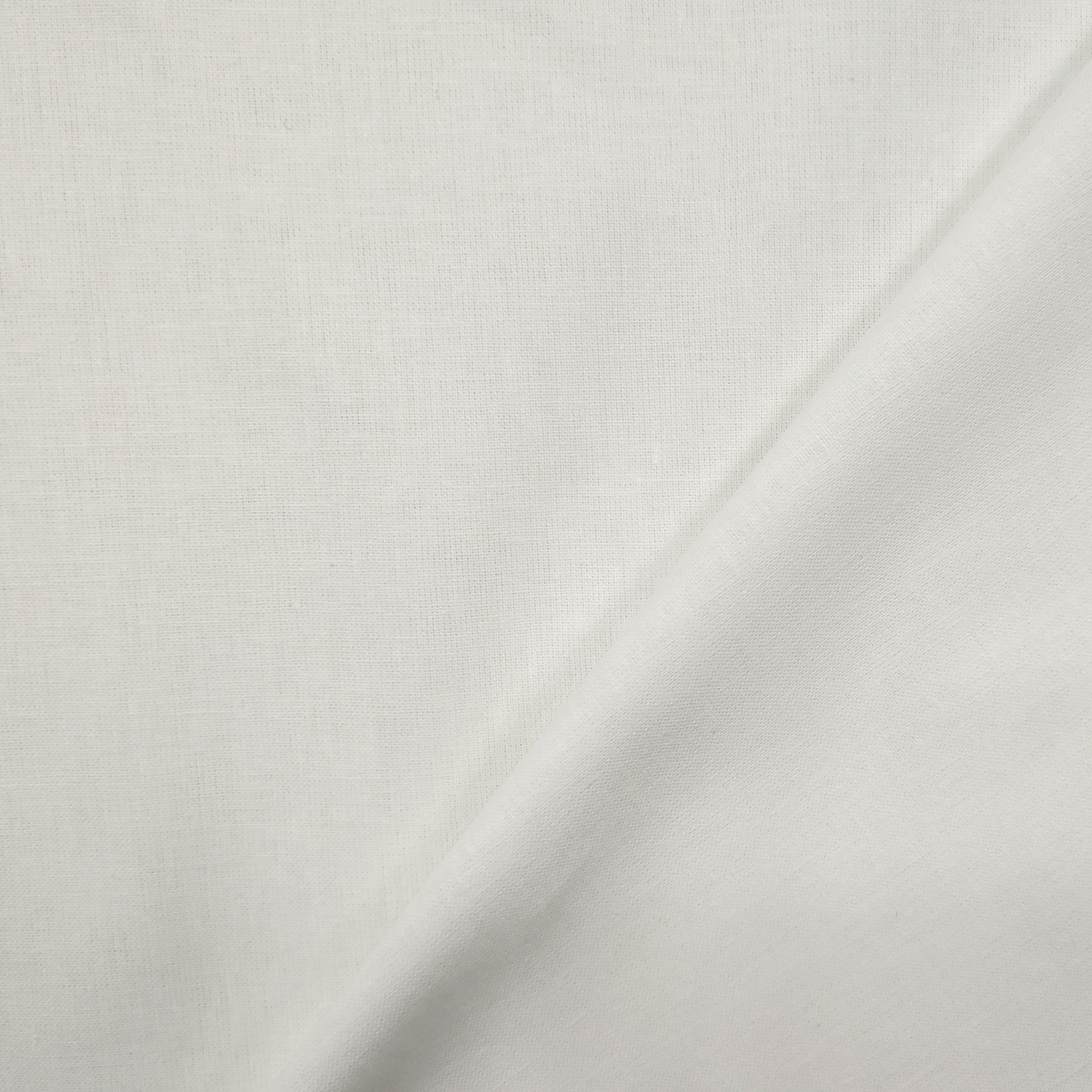 Tela de algodón para muebles blancos