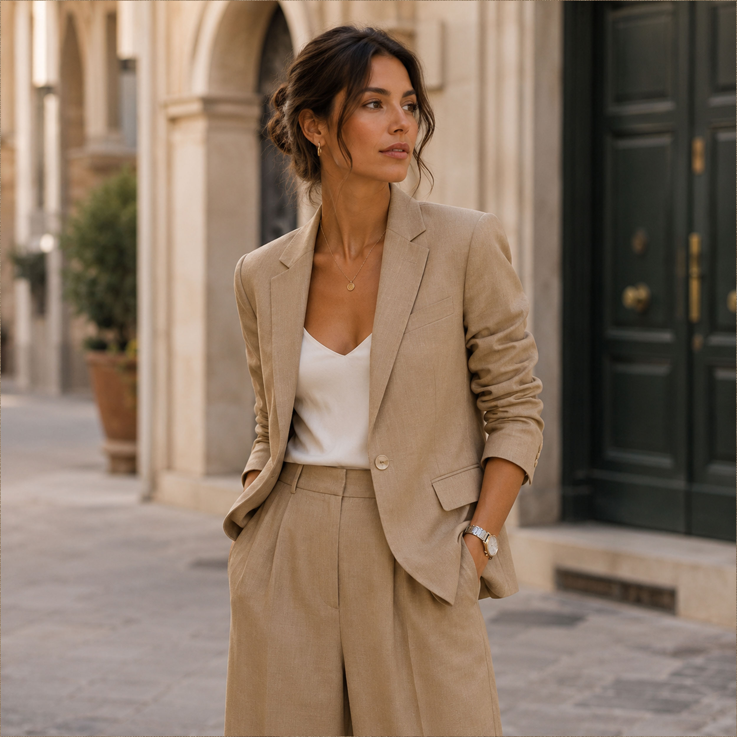 Pure Linen Moda Biscotto Image