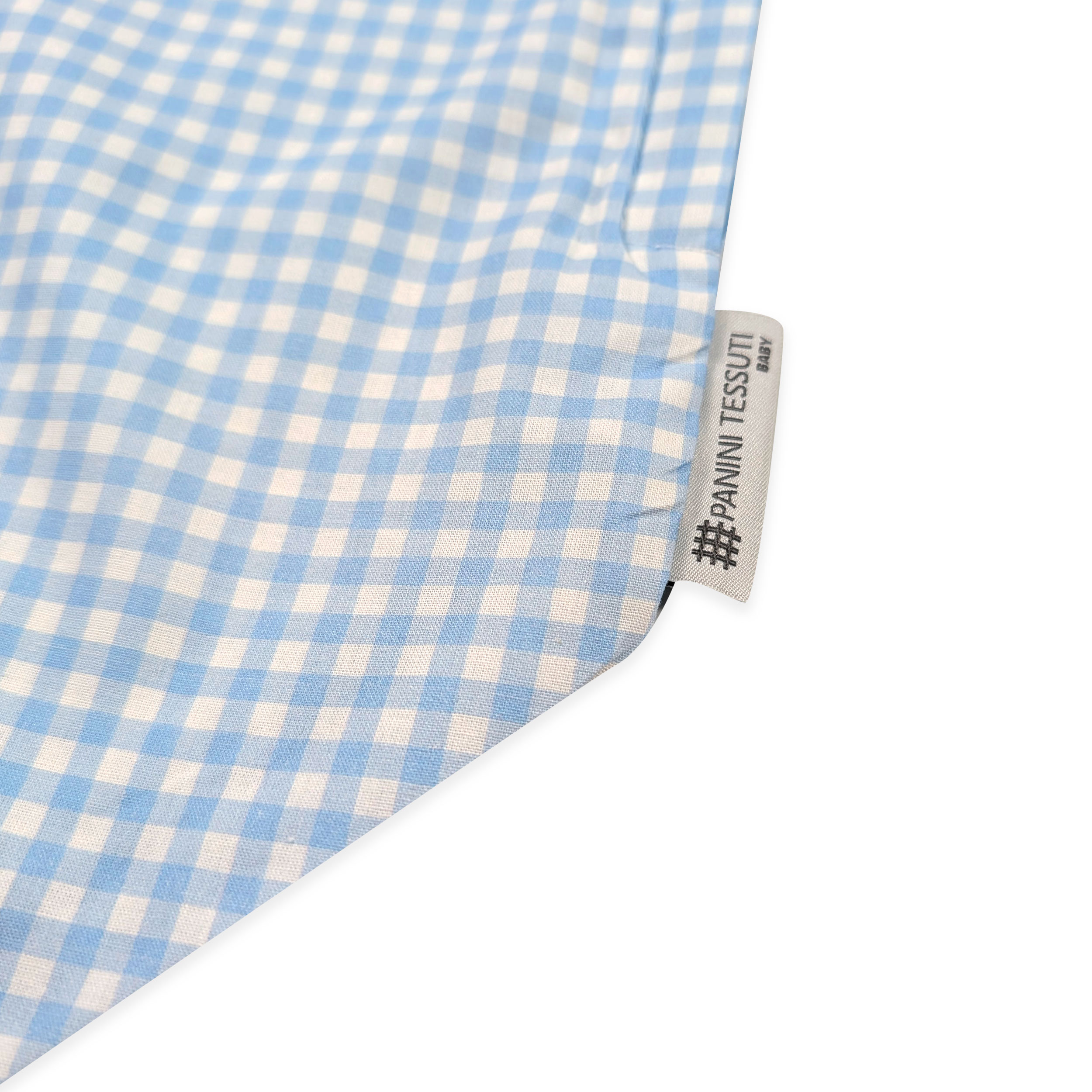 Shaped Summer Sleeping Bag for Brandine Squares Light Blue