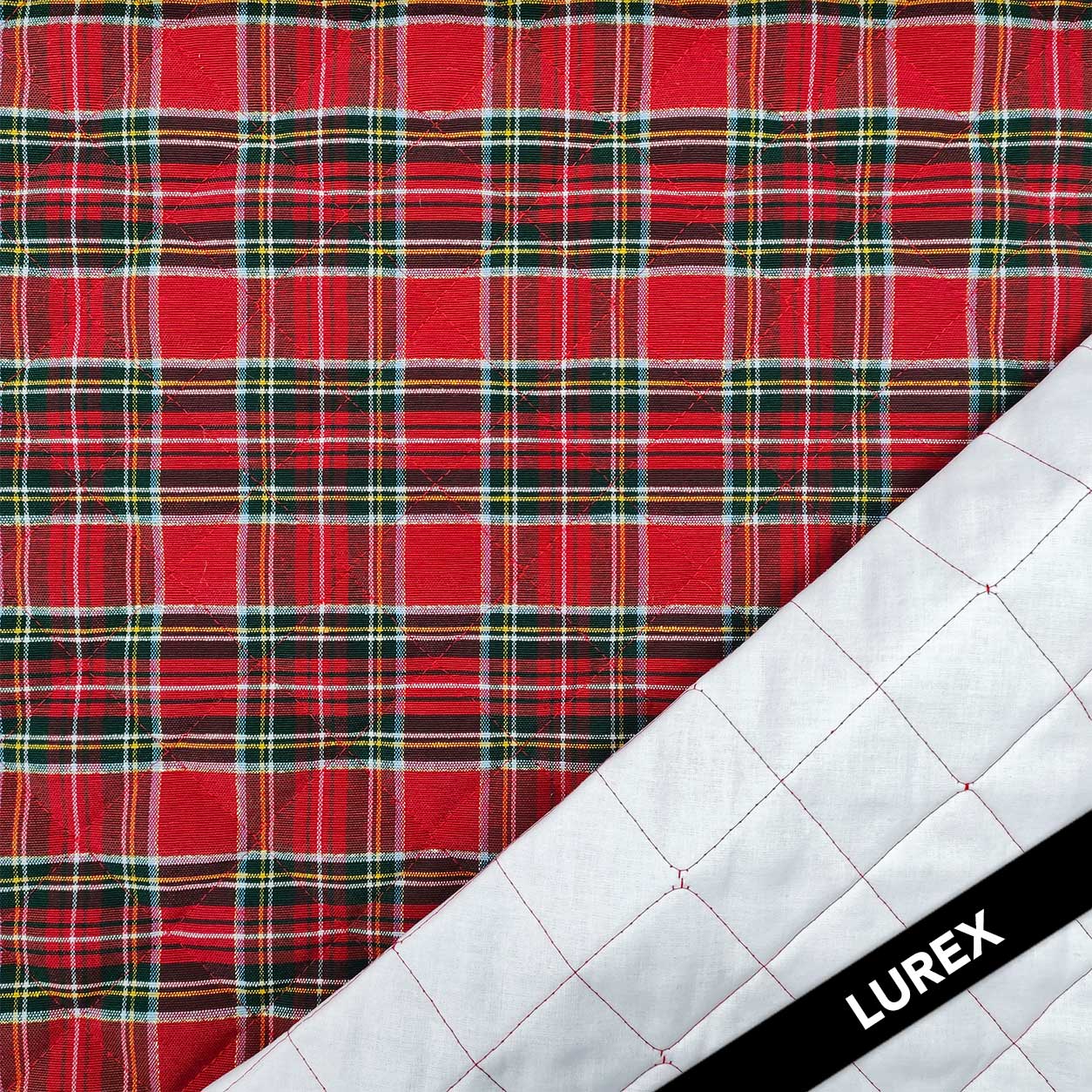 Tessuto Lurex Scozzese Trapuntato Image