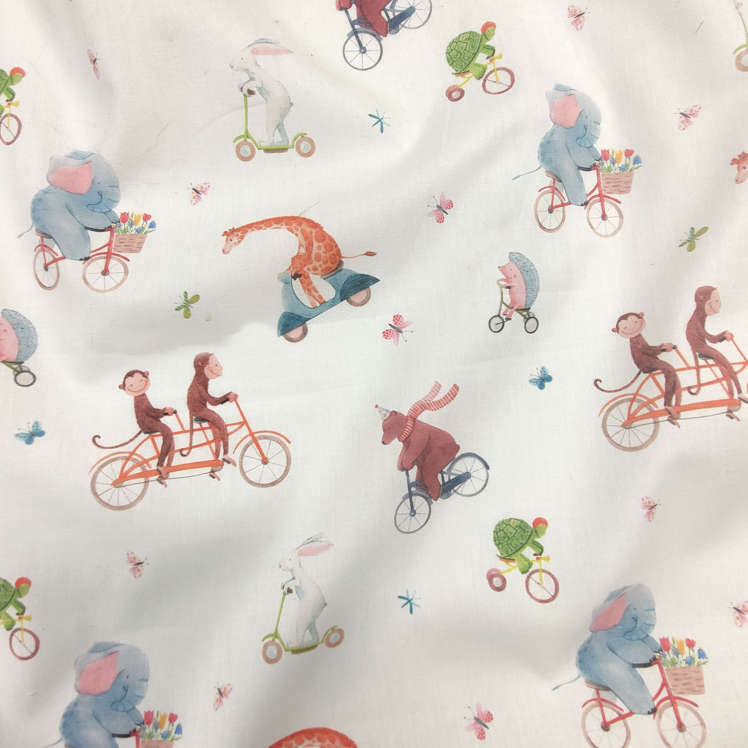 Cotton Bicycle Animals
