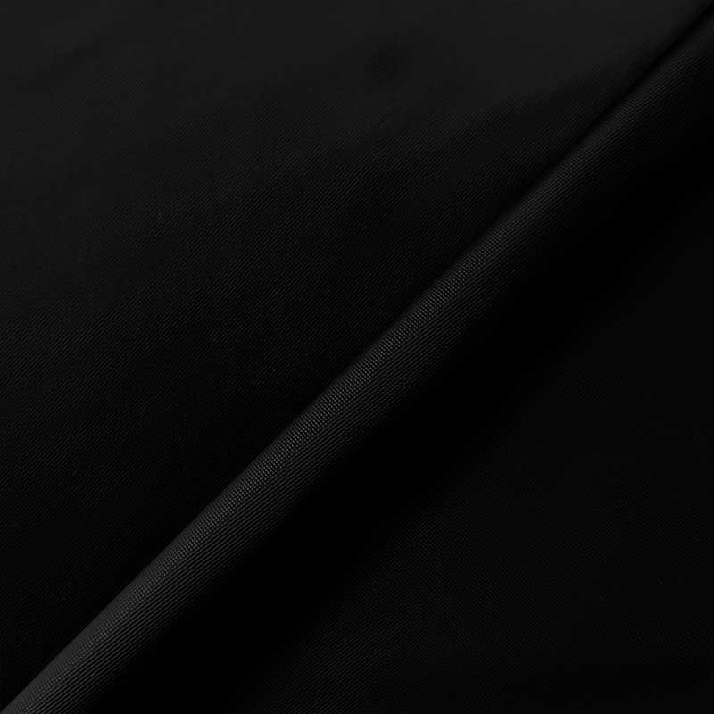 Tissu PVC noir mat de couleur unie