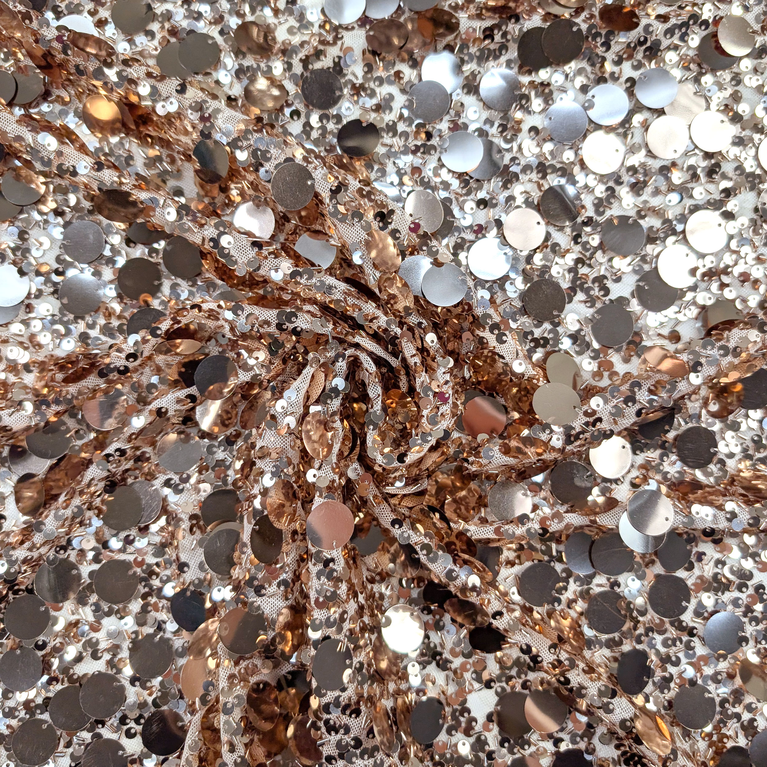 Large powder sequin fabric Image