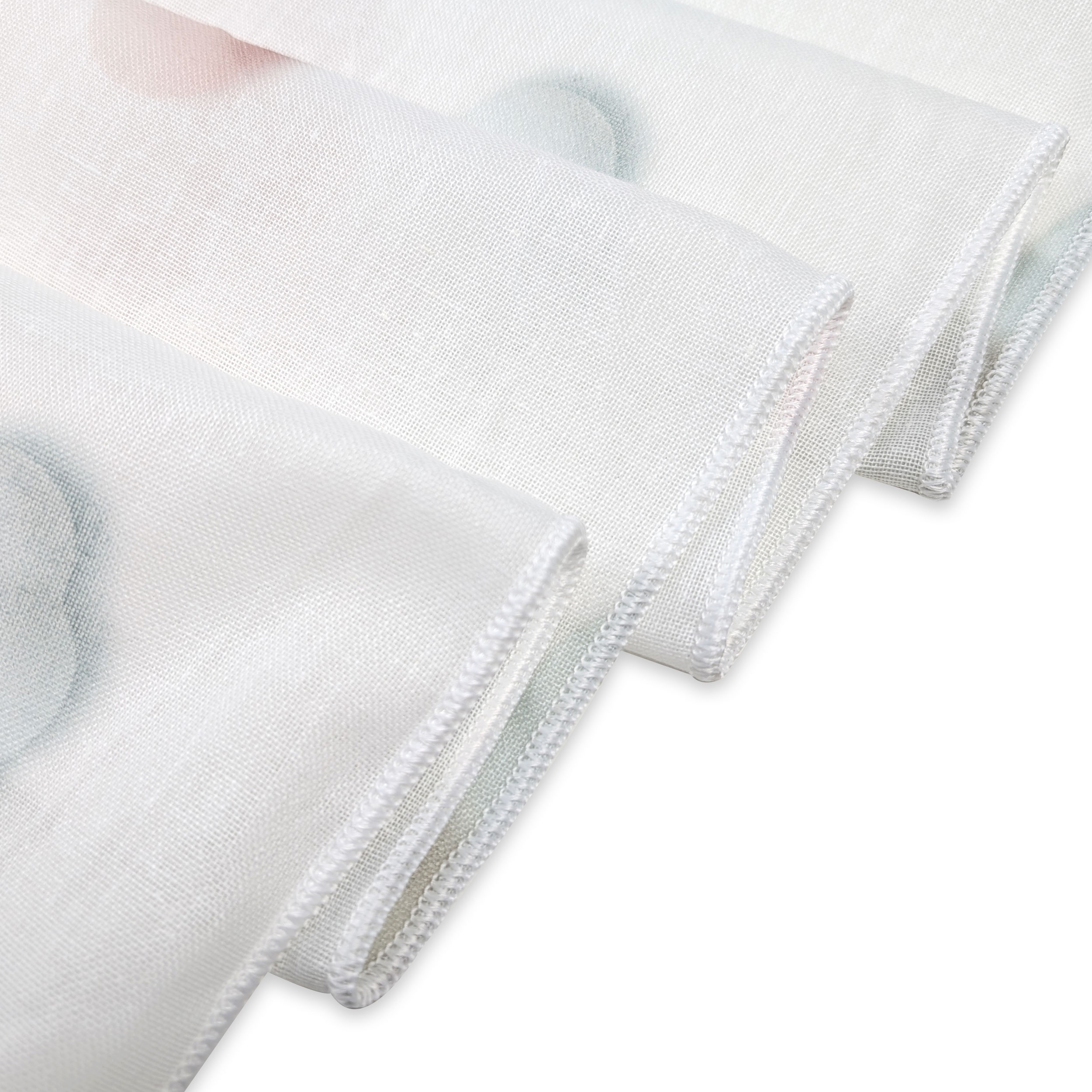 Curtain Fabric Pastel Clouds Image
