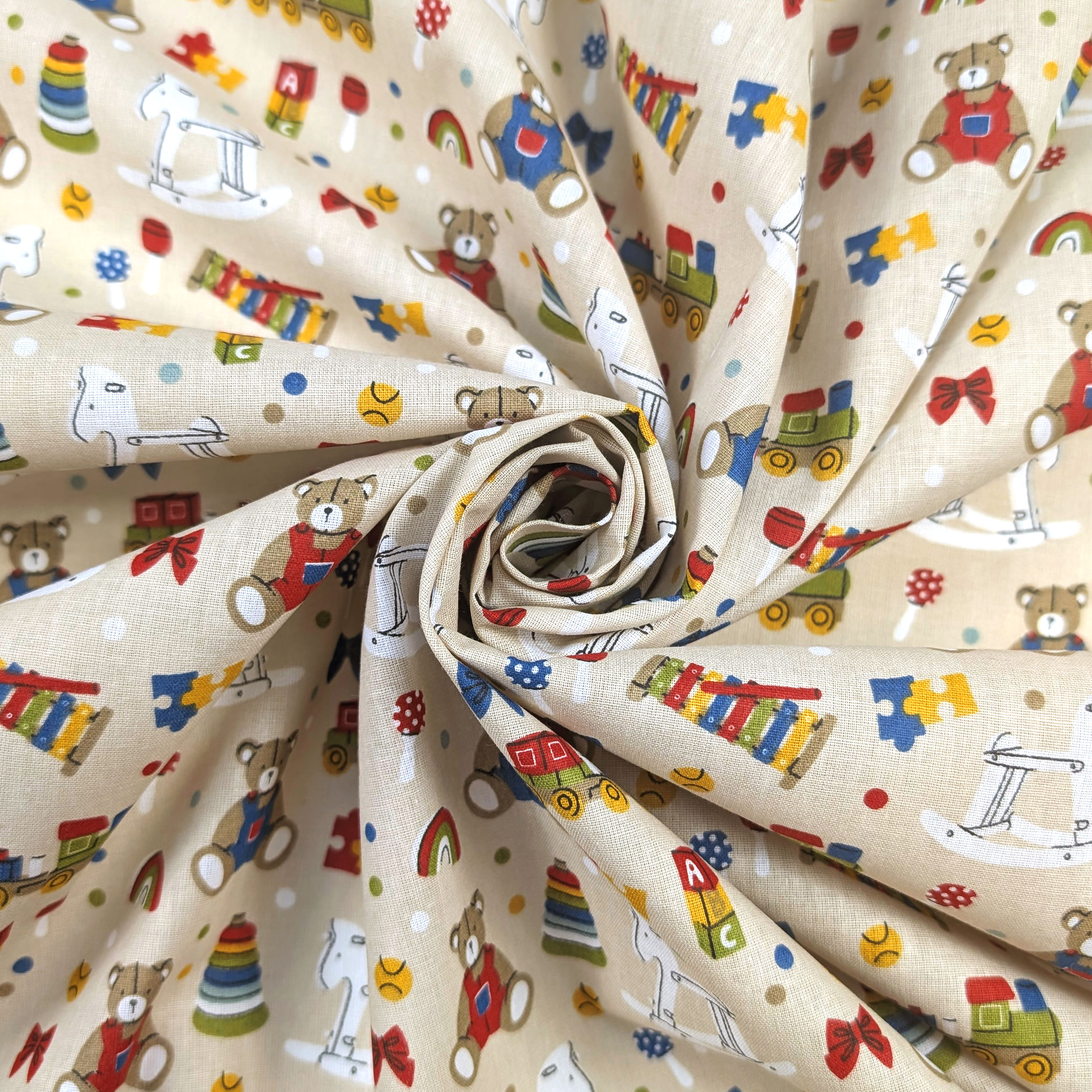 Cotton Bears and Colourful Toys Image