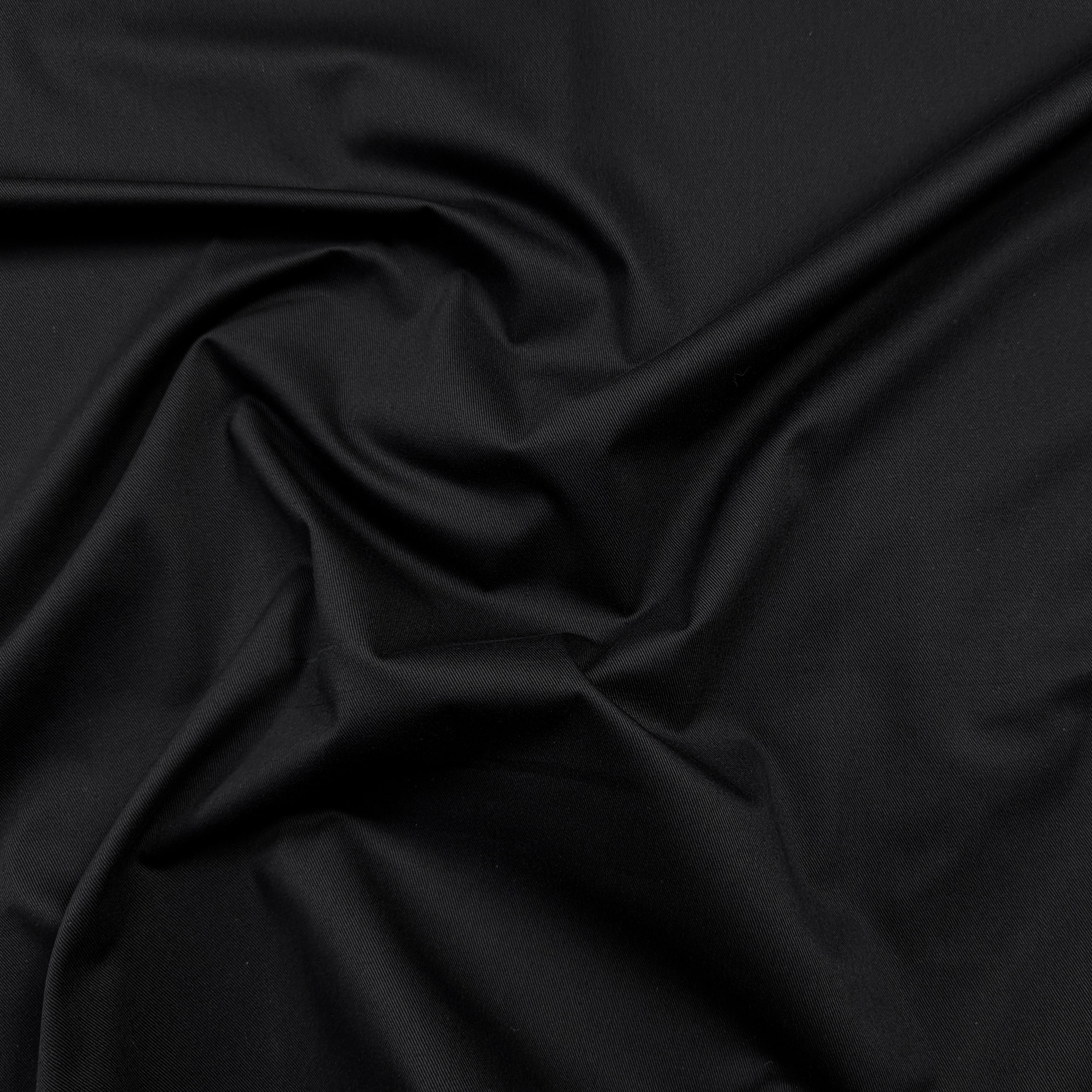 Black Cotton Drill for Bags Image