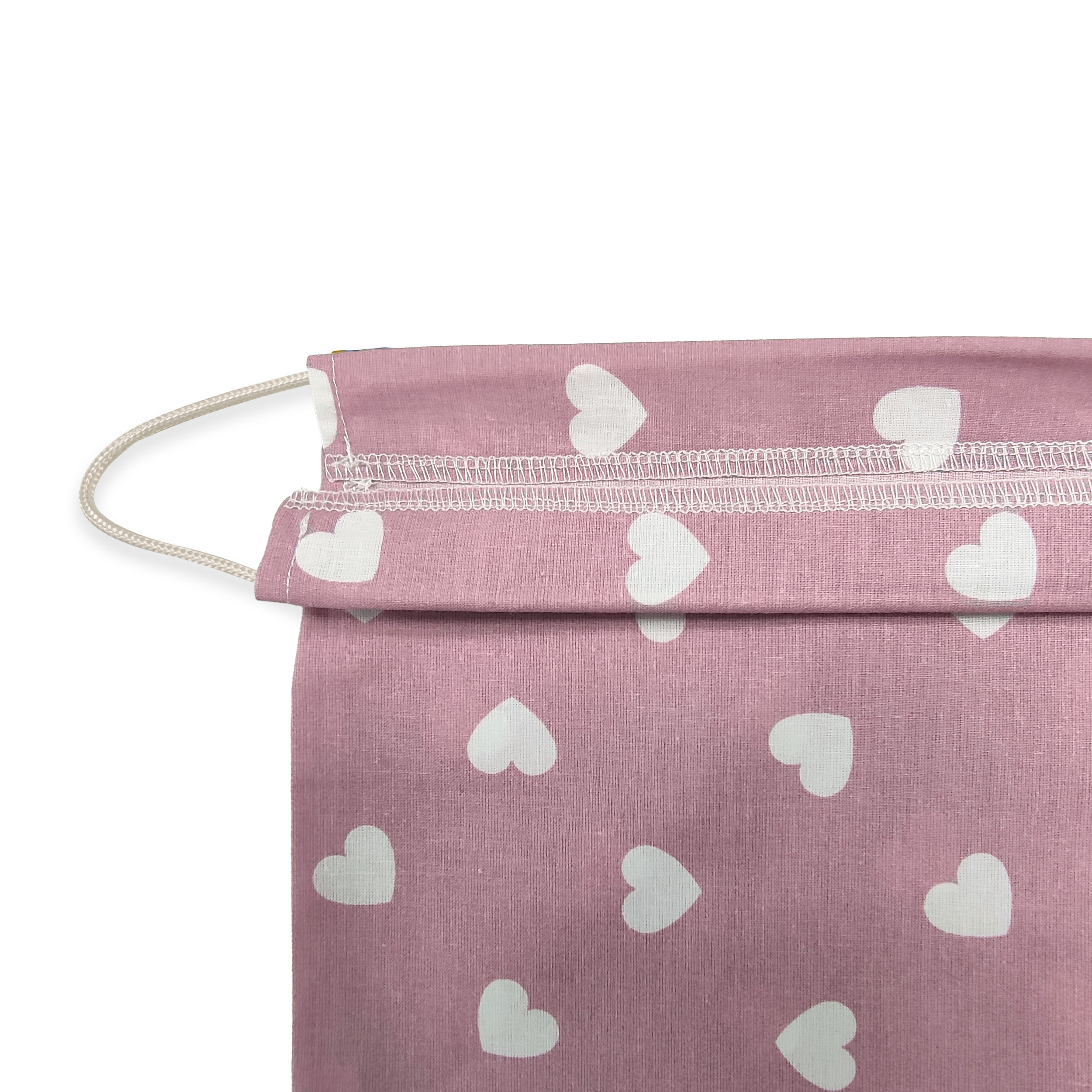 Sac à langer Kindergarten White Hearts Background Pink Antique
