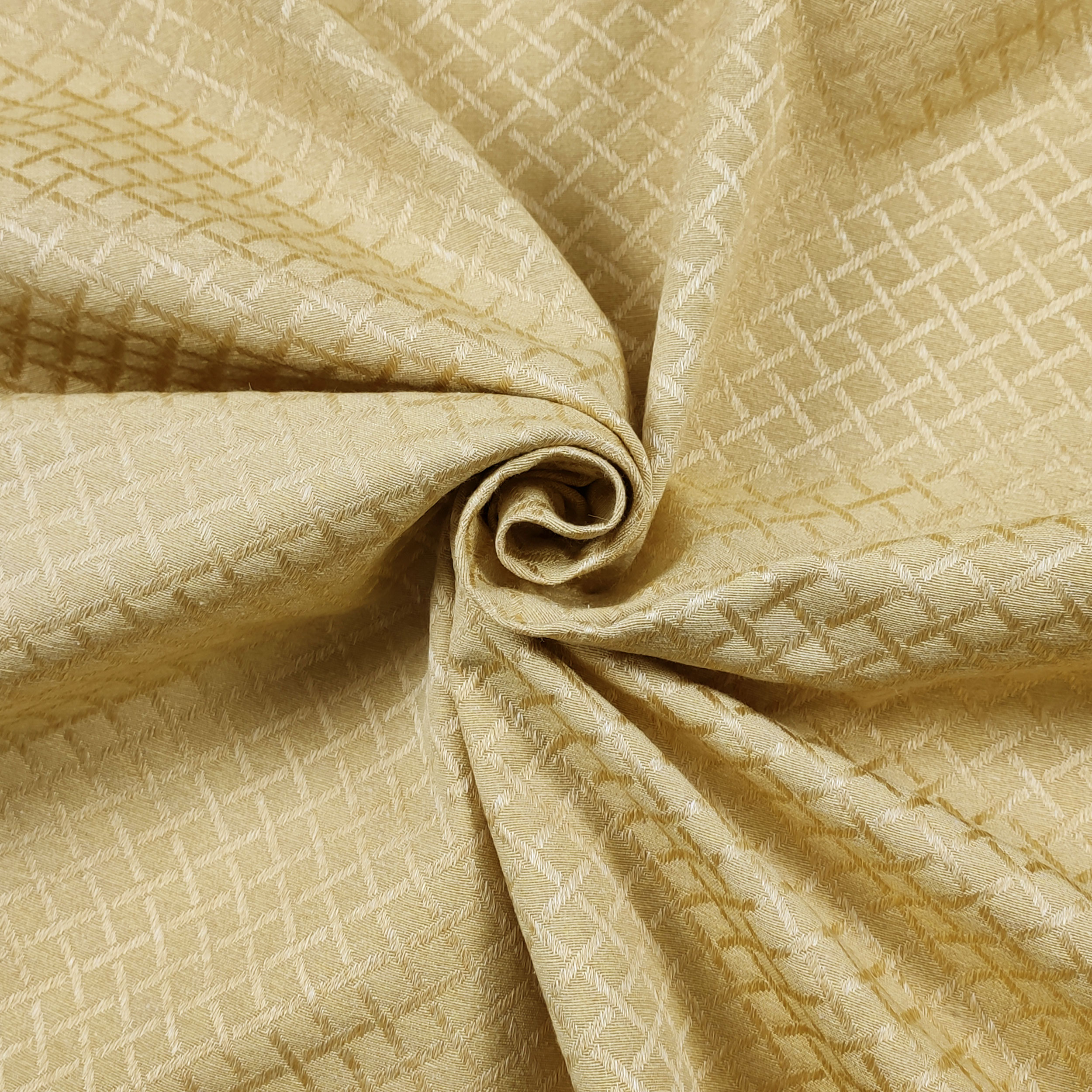 Tissu d'ameublement vintage Rhombus Gold