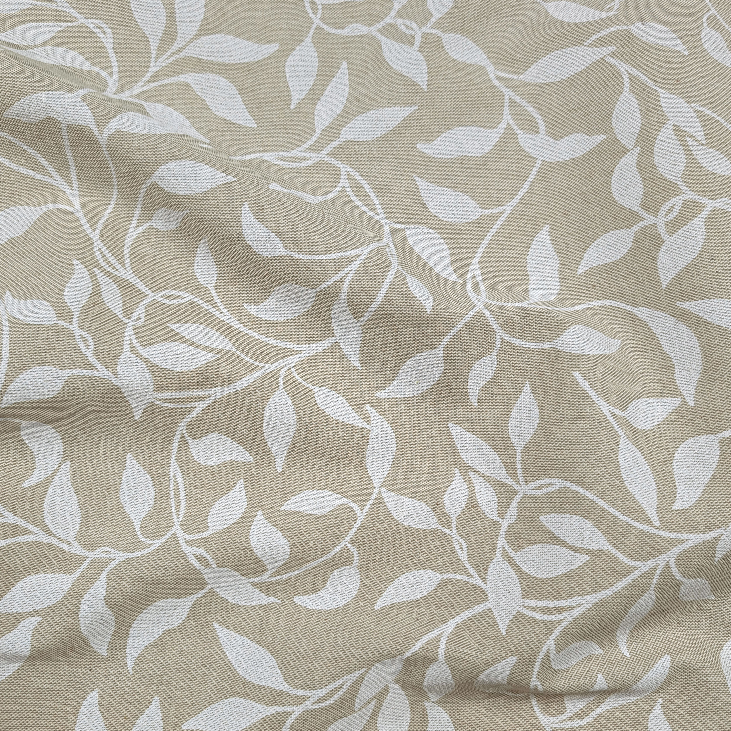 Packaged Tablecloth Foliage White Image