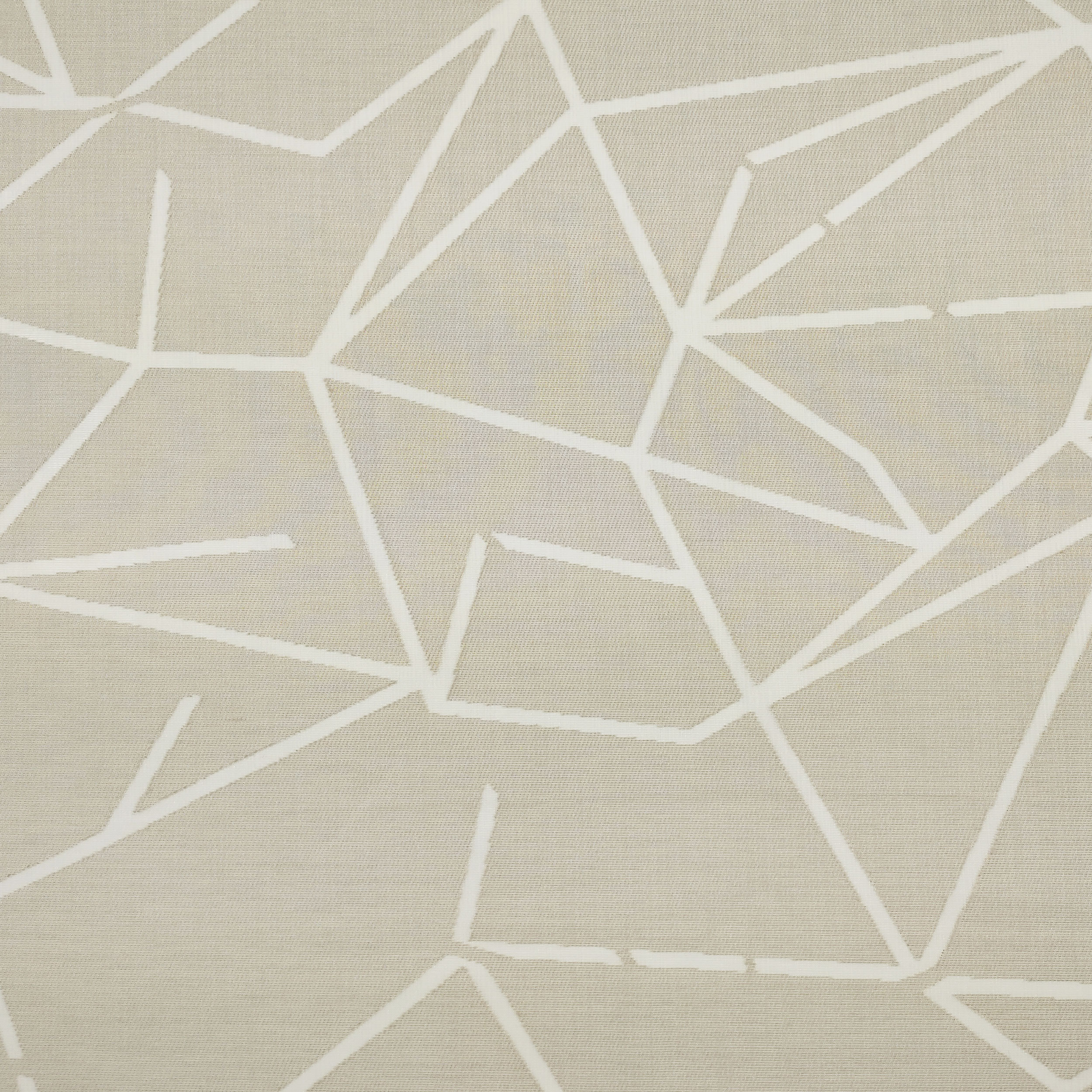 Vorhangstoff Geometric Lines Devorè Taubengrau