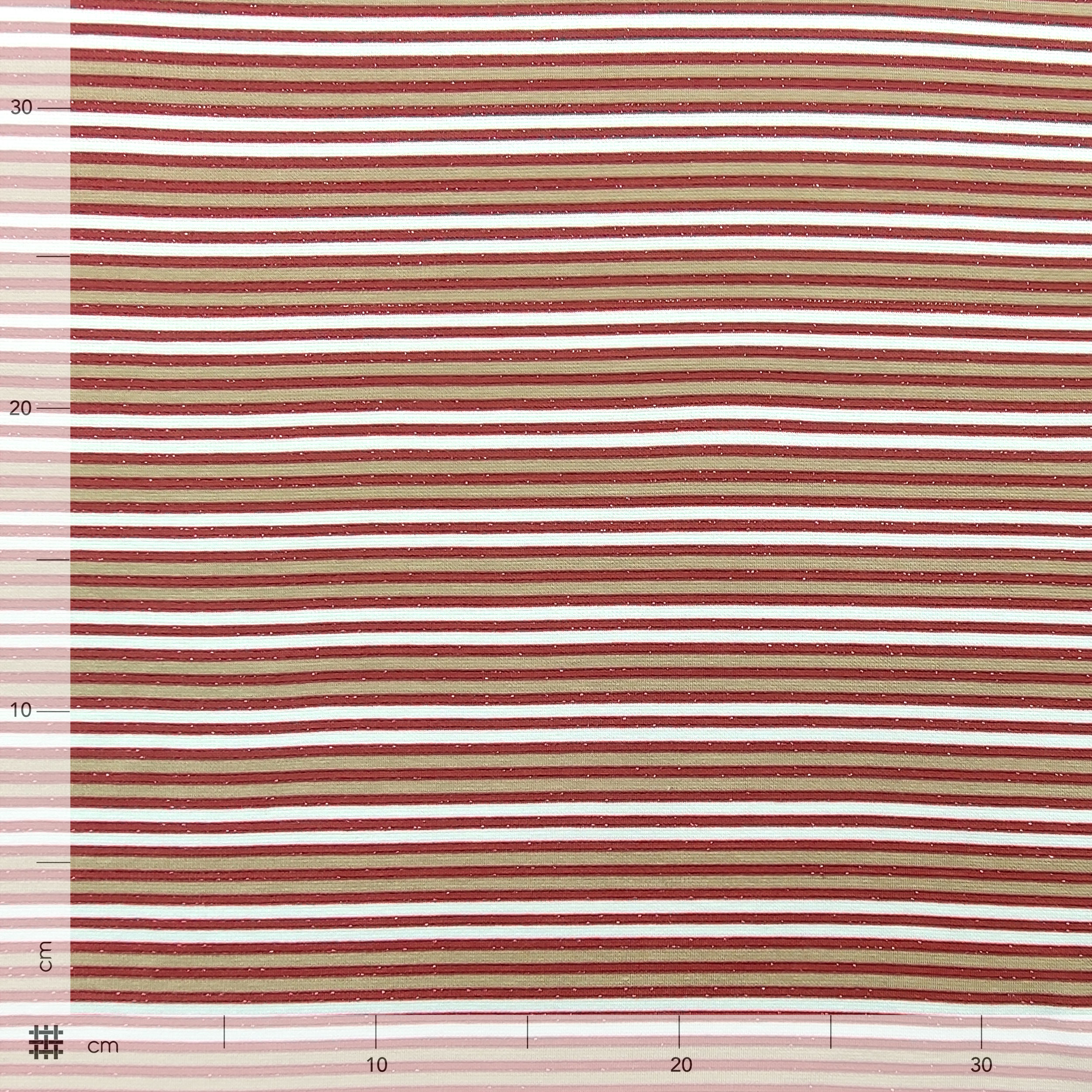 Coloured Lurex Striped Jersey