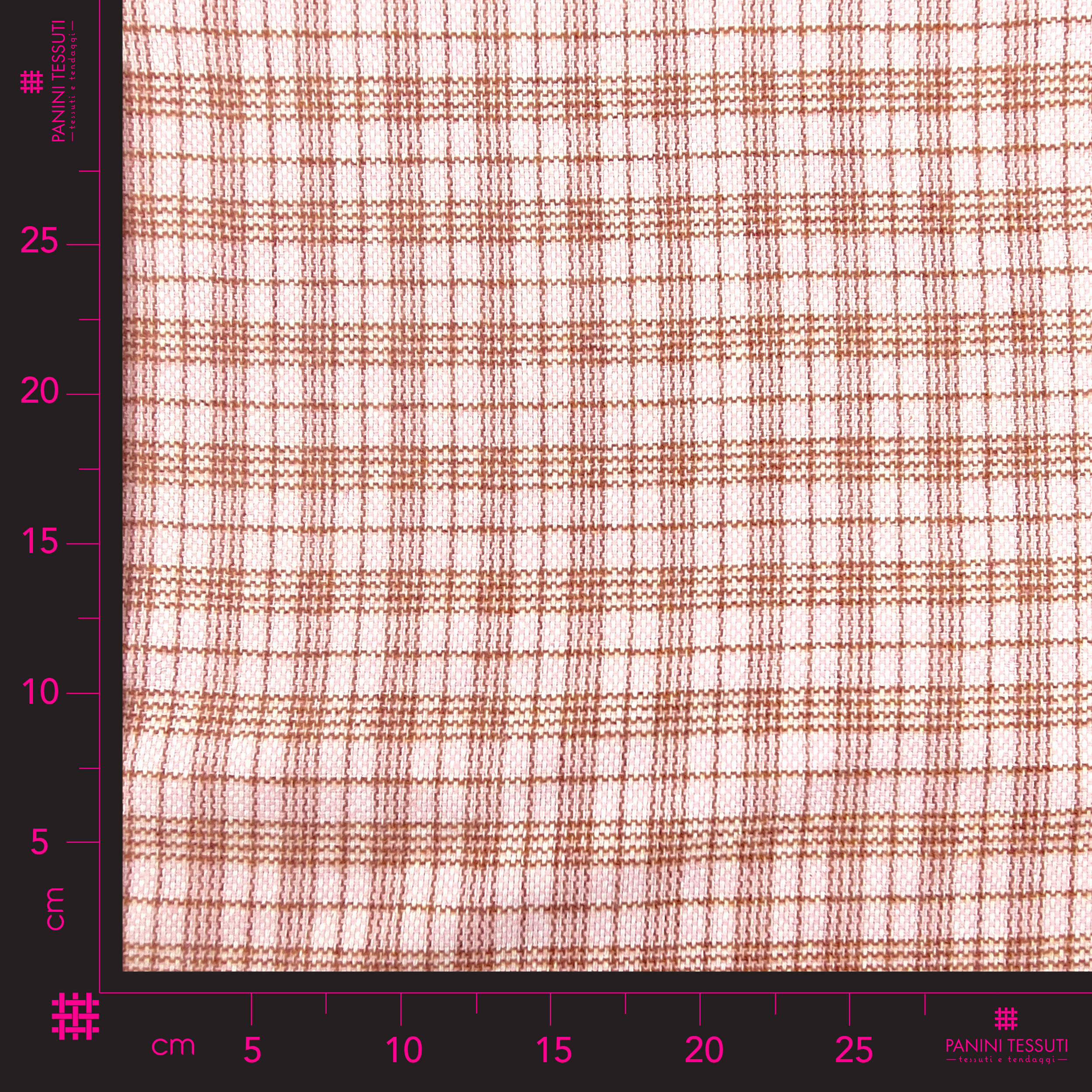 Tampon écossais rose et marron Image