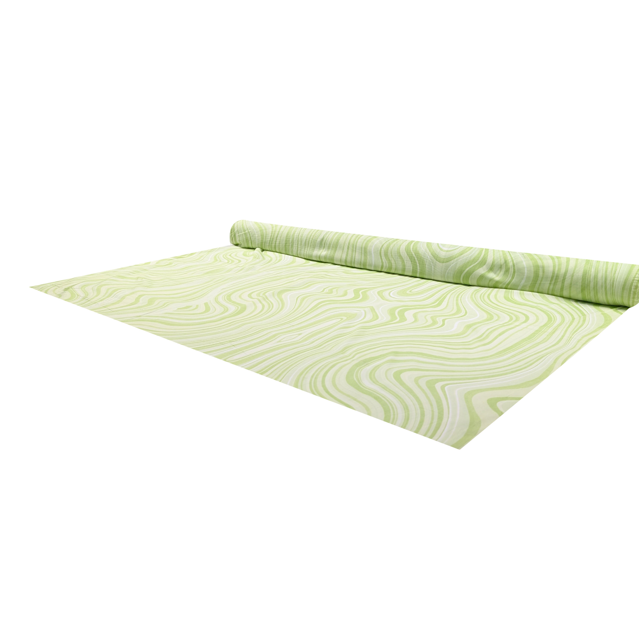Optical Green Cotton Muslin Image