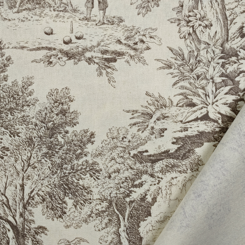 Tissu Panama French Countryside Marron Image