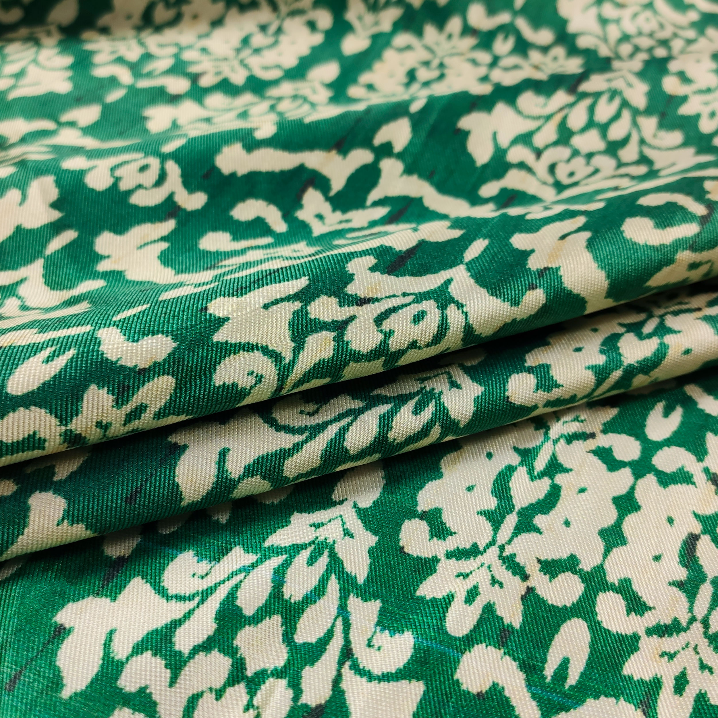 Tissu Arabesque en viscose mélangée, vert Image