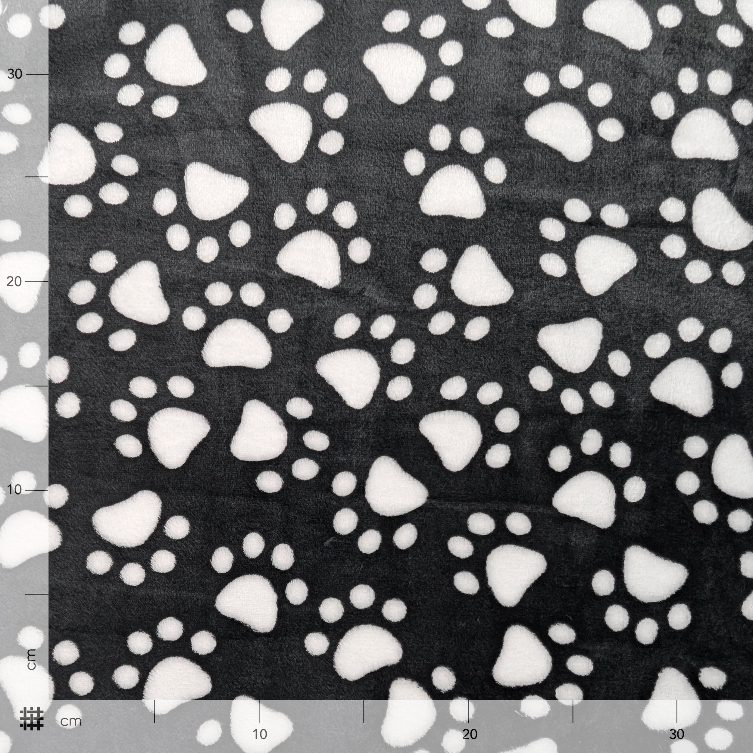 Cashmere Hand Fleece White Orme Background Black Image