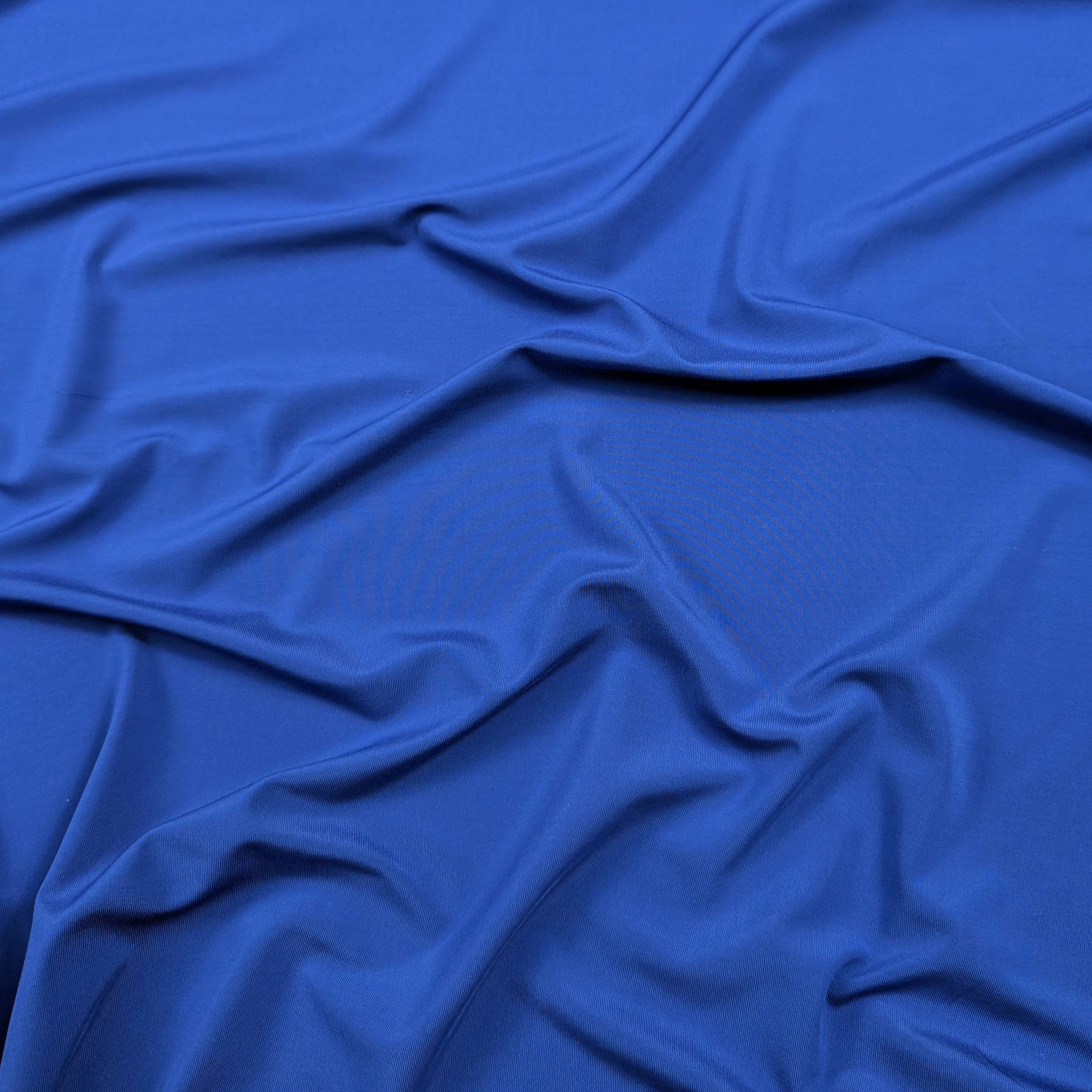 Viskose Naturseidenjersey Electric Blue