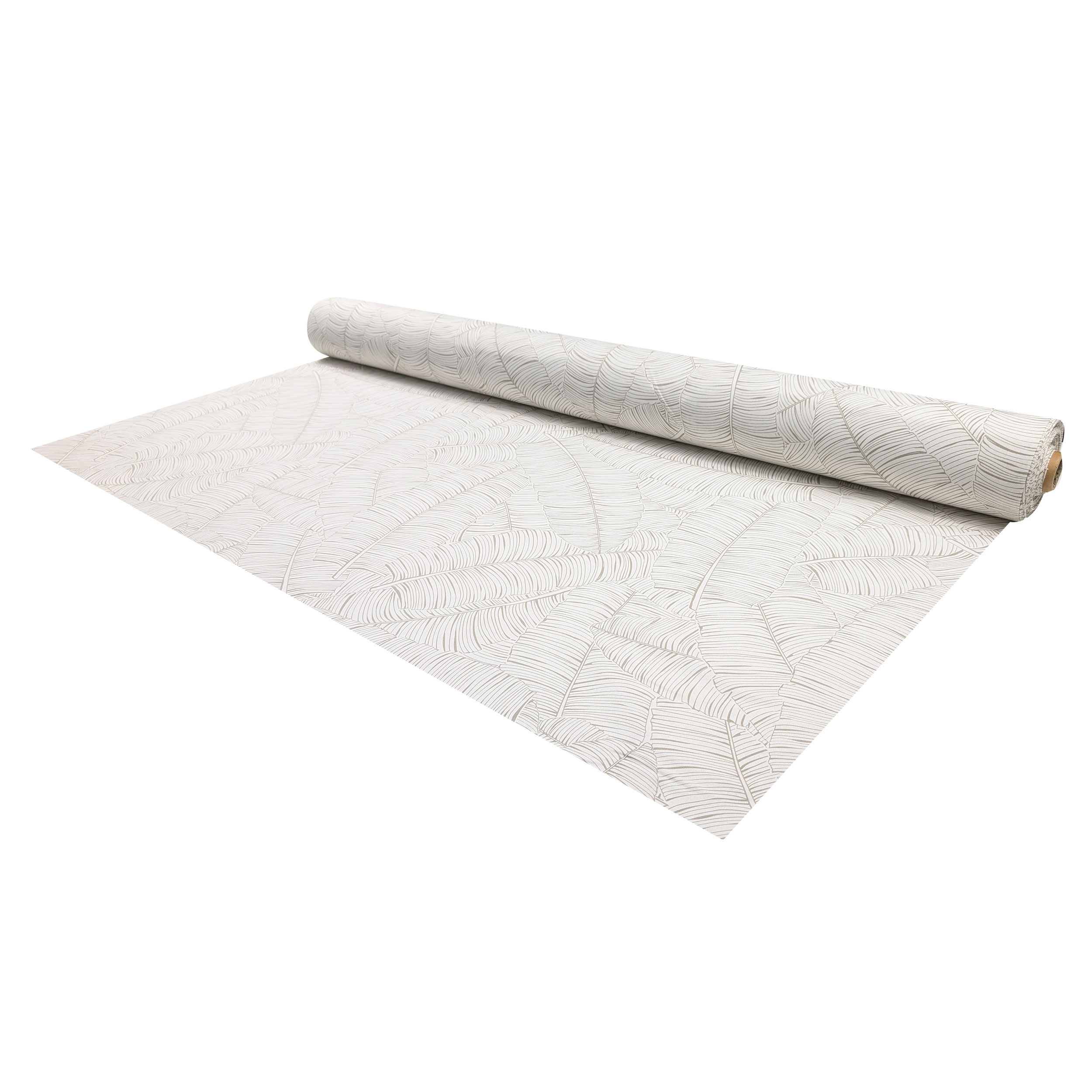 Panama Printed Banana Leaves Beige Image