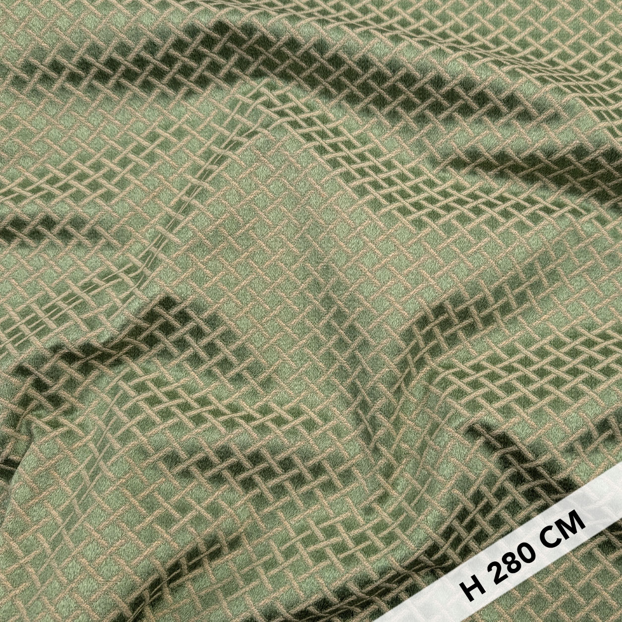 Jacquard tissé vert Image