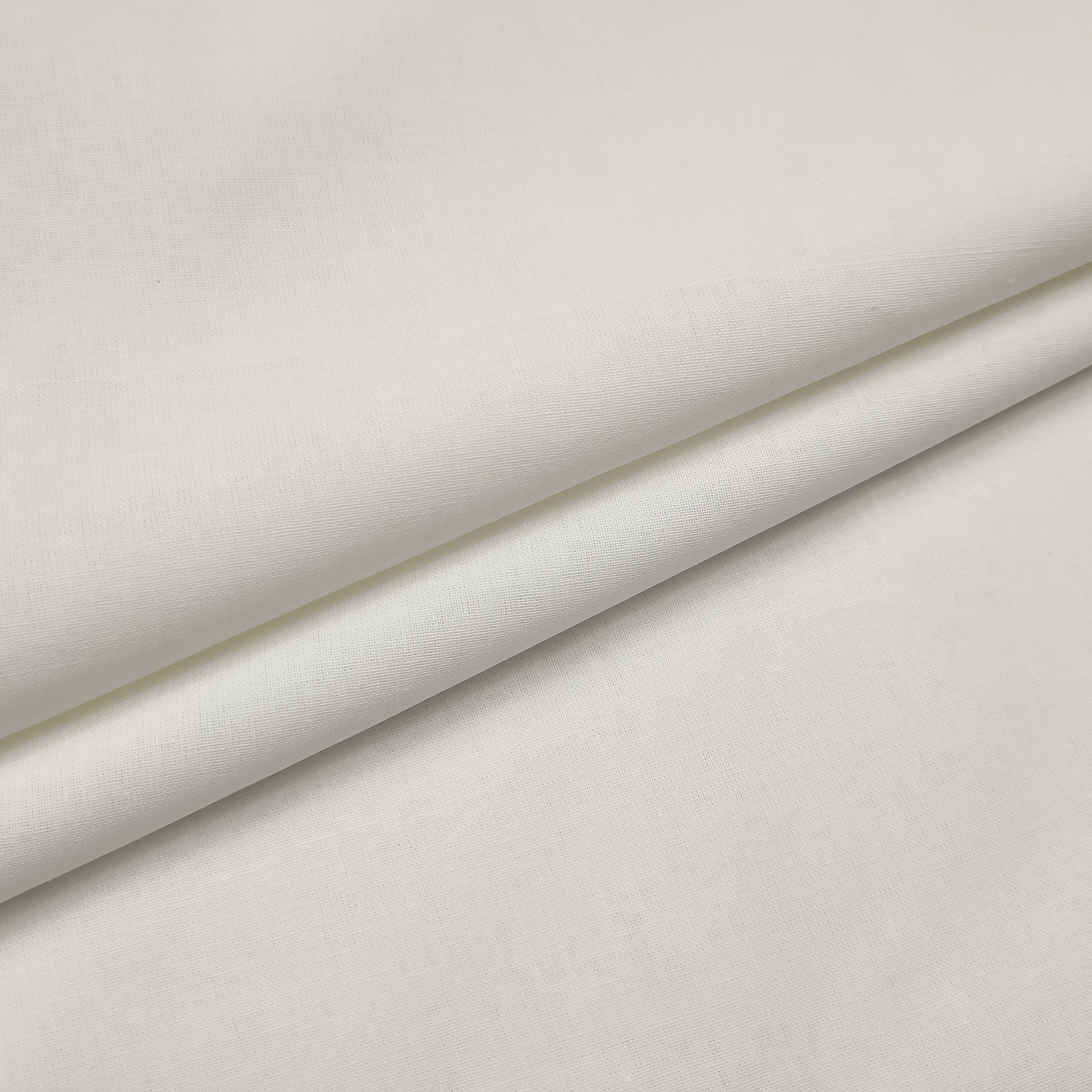 Tela de algodón para muebles blancos