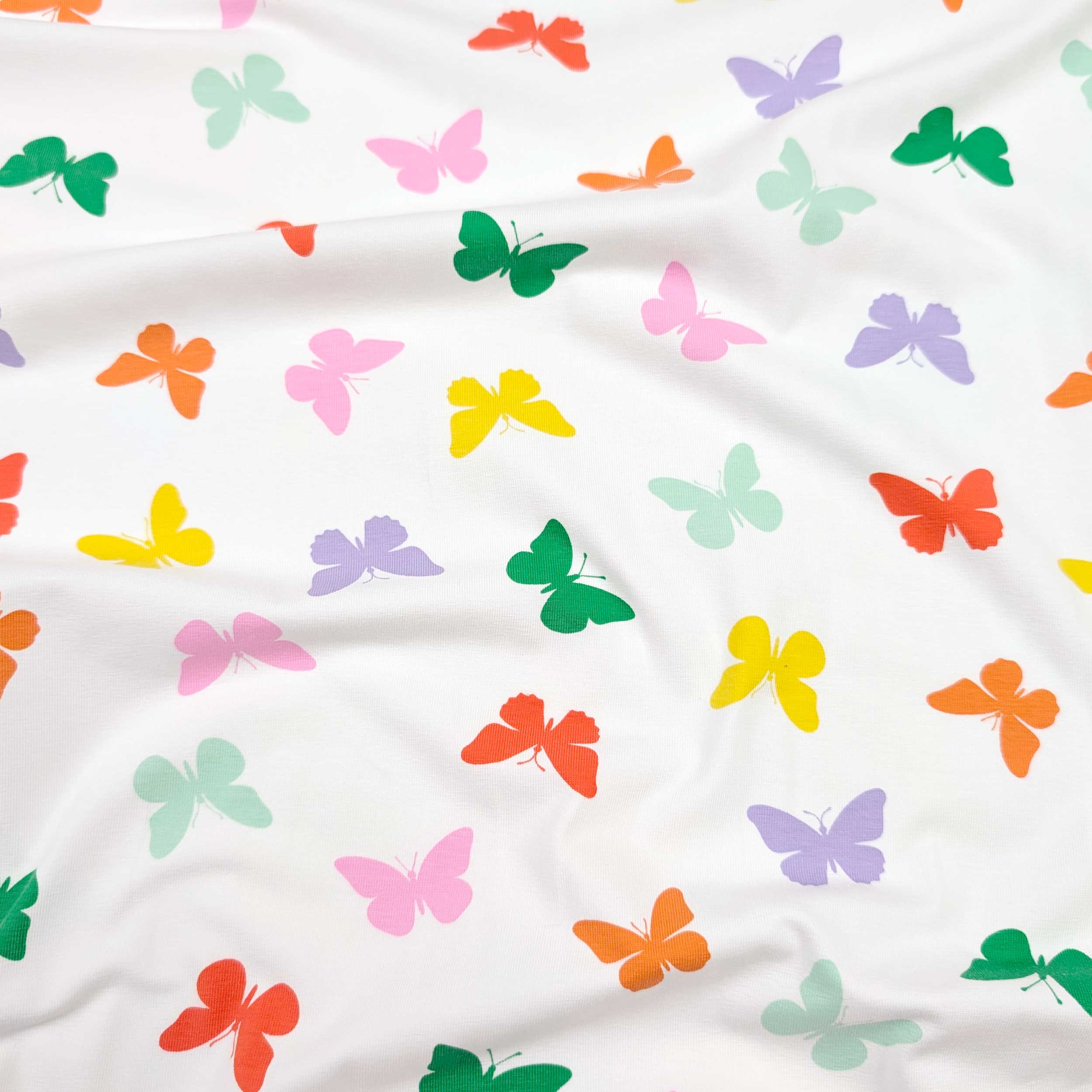 Colourful Butterfly Cotton Jersey Image