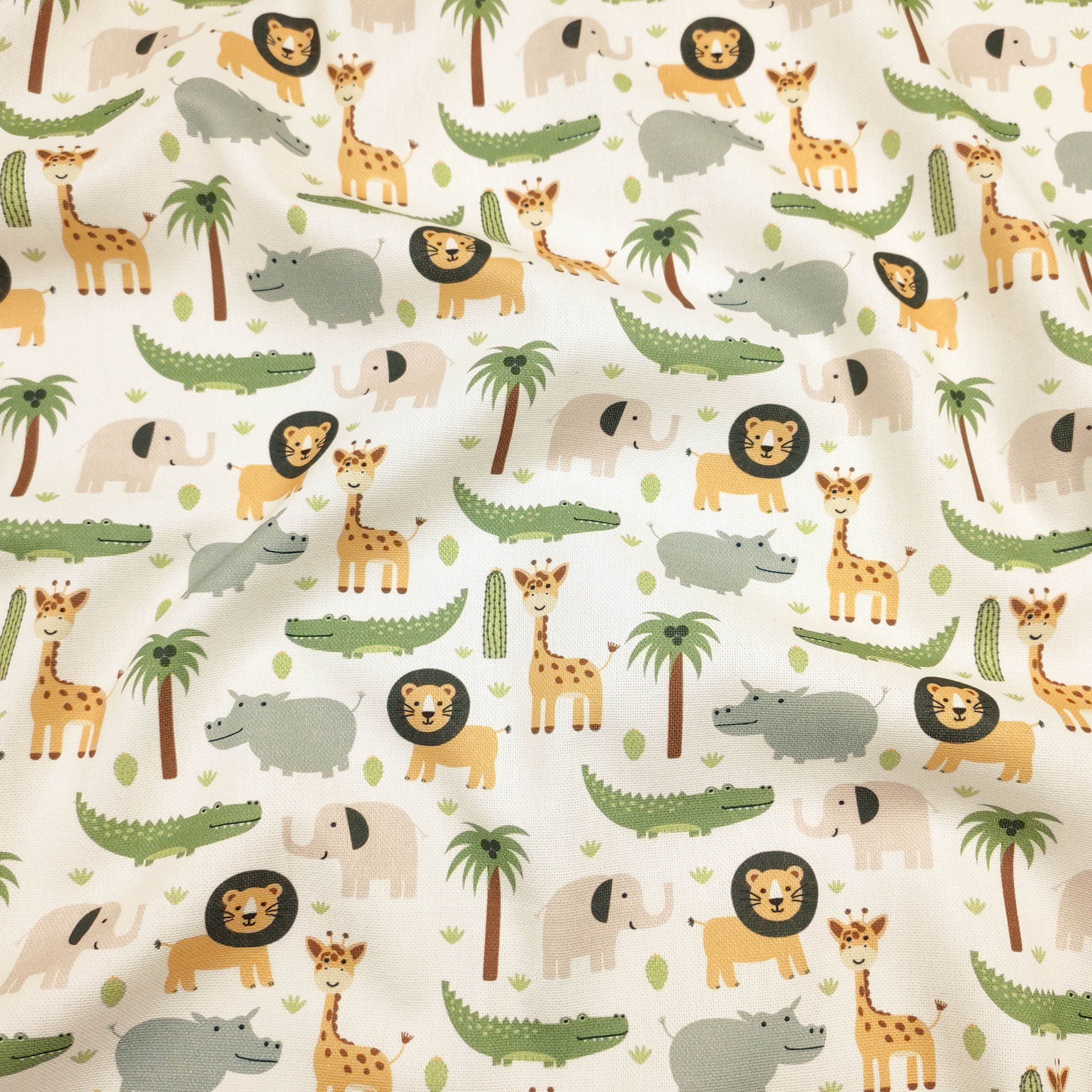 Tissu de coton Ameublement Savannah Animaux