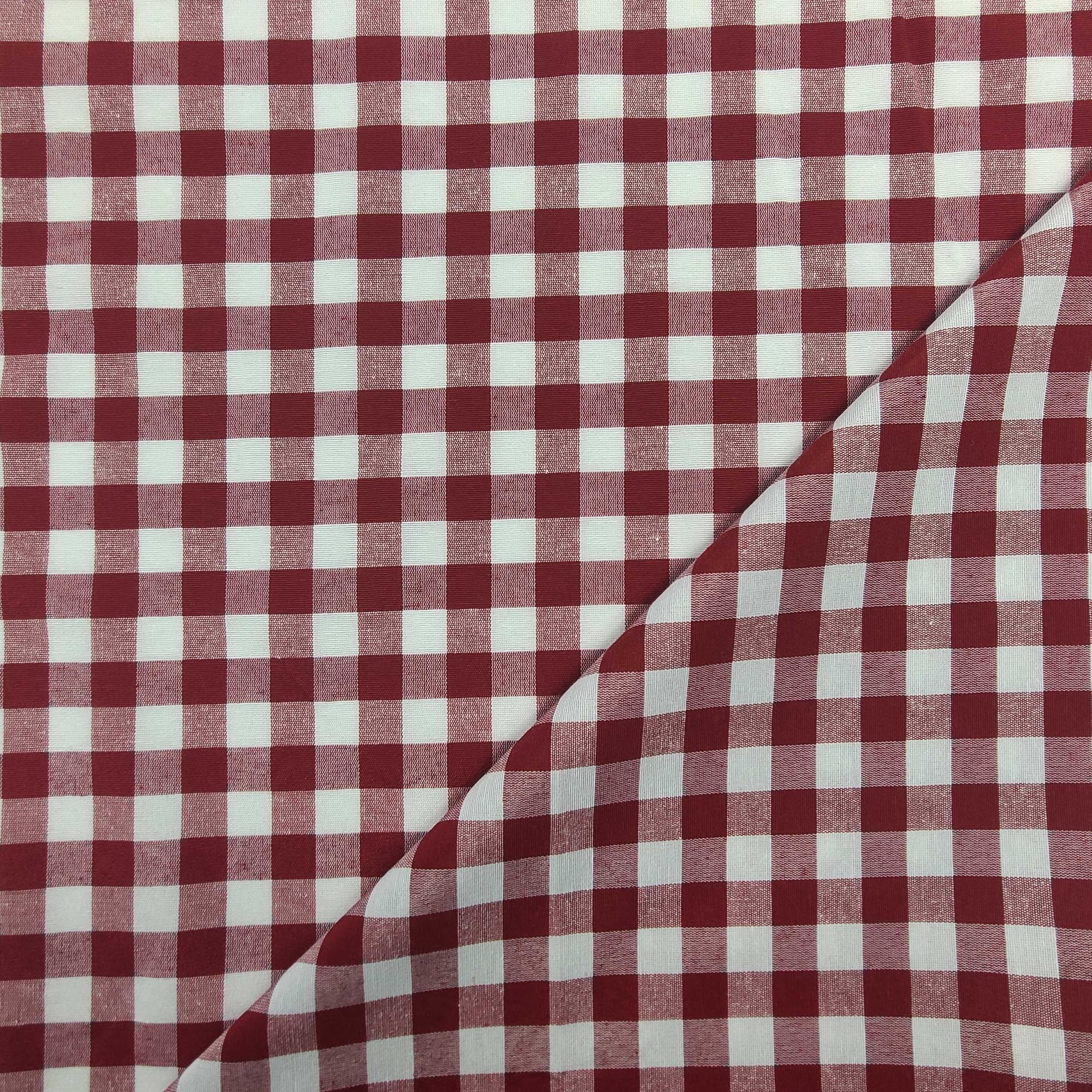 Yarn Dyed Tablecloth Fabric with Check Pattern Image