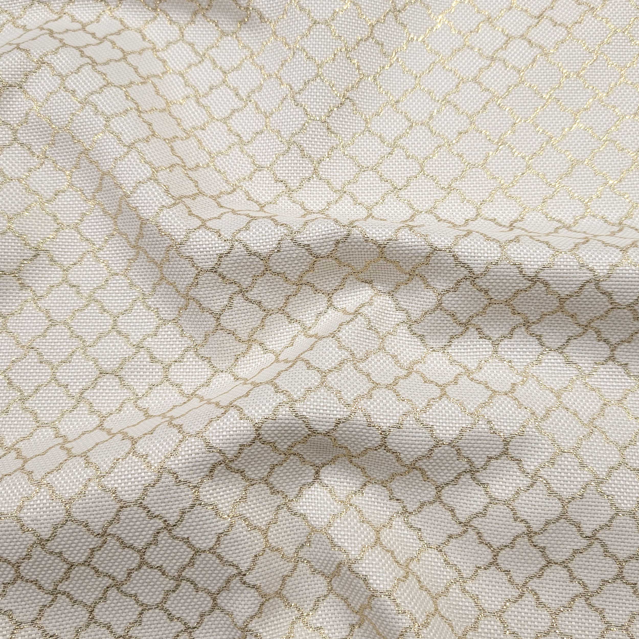 Christmas Jacquard with Golden Lurex Fantasy Image