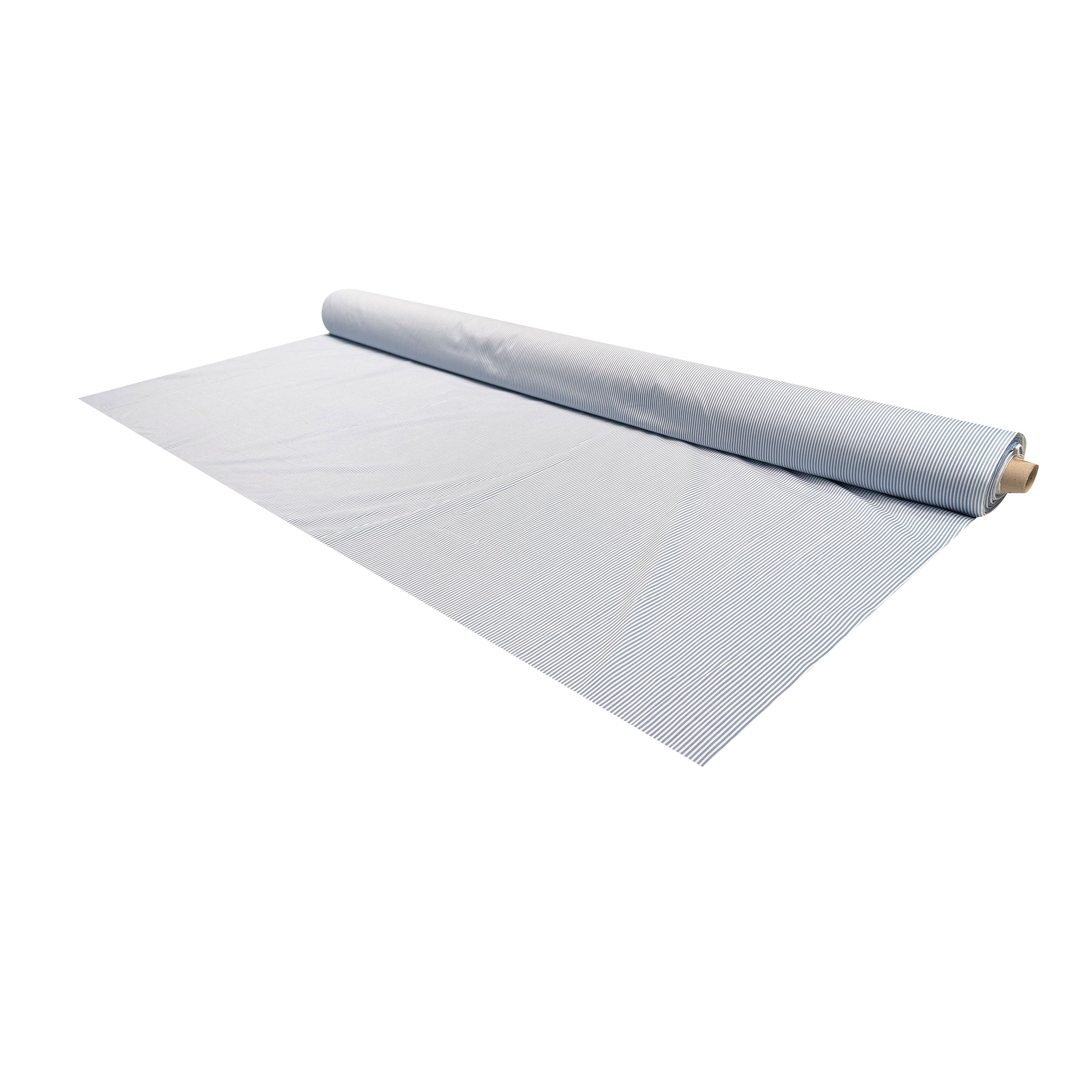 Cotton Sheet Thin Stripes Avio Image