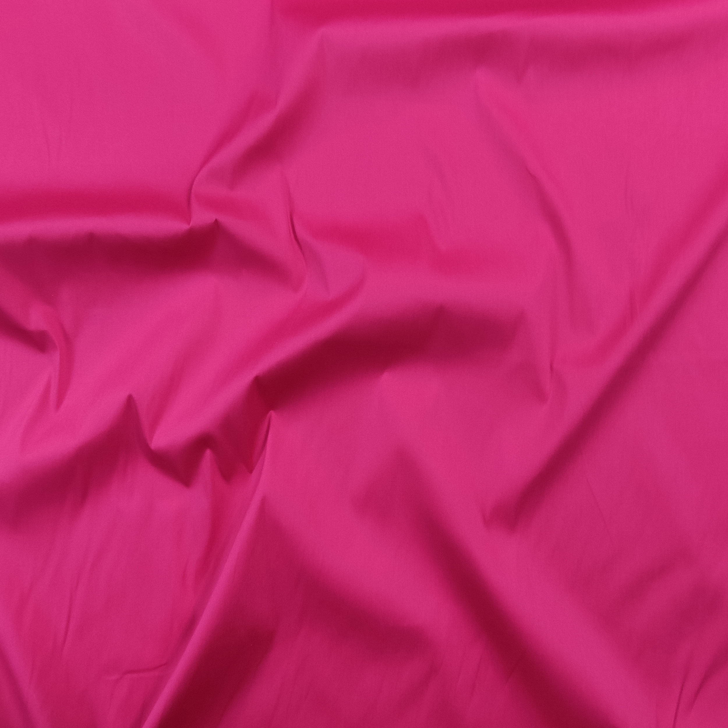 Stretch Baumwolle Satin Fuxia