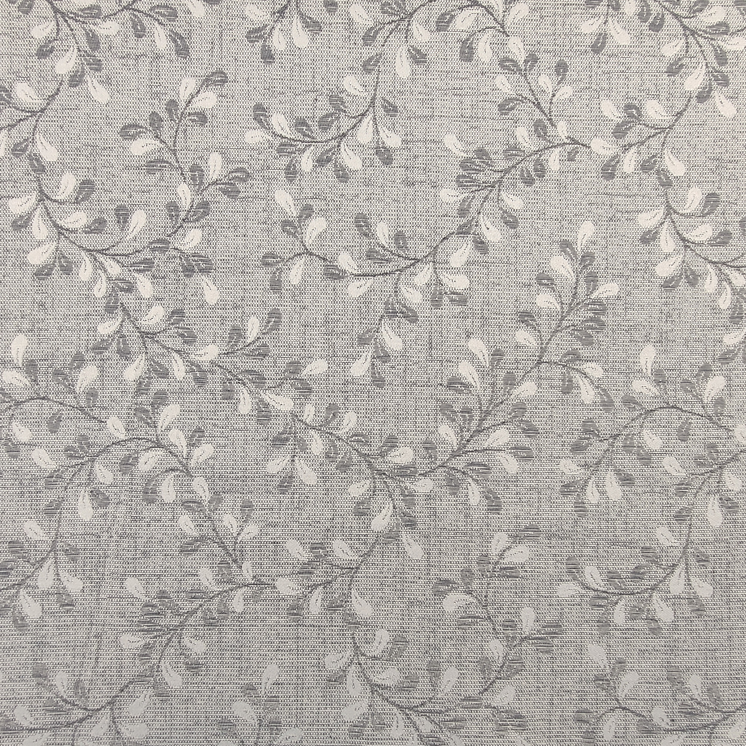 Jacquard de hojas grises