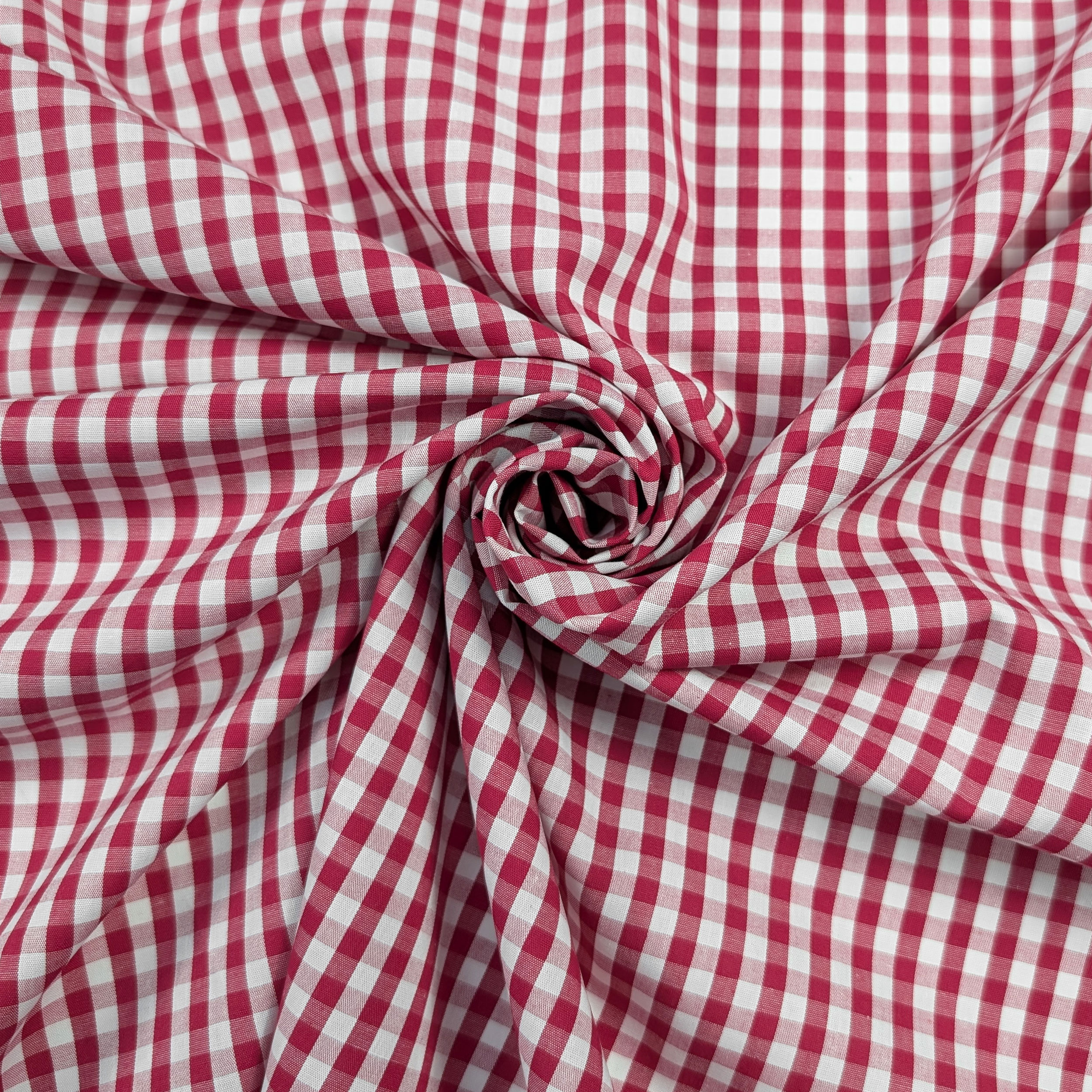 Red Check Cotton for Shirts Image