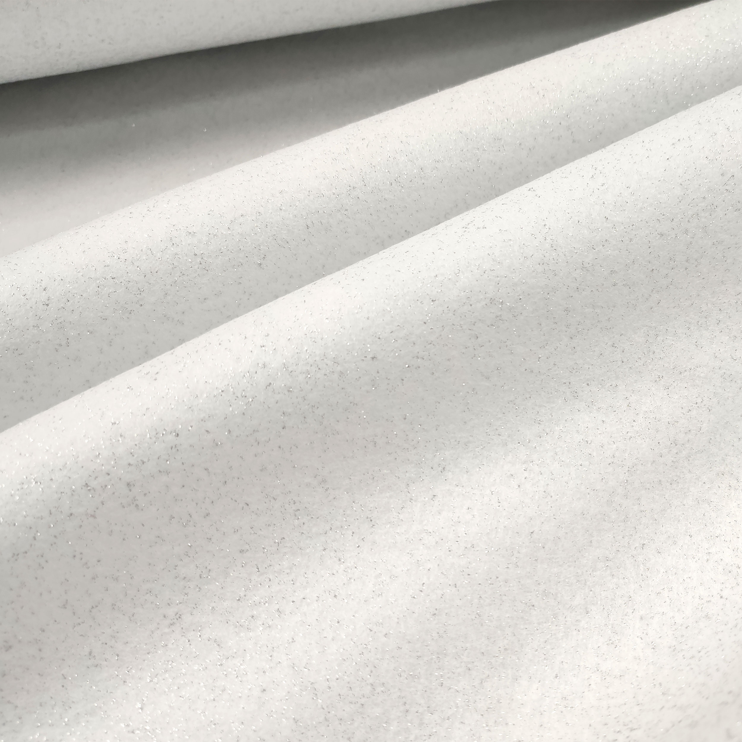 Pannolenci Solid White Glitter Silver