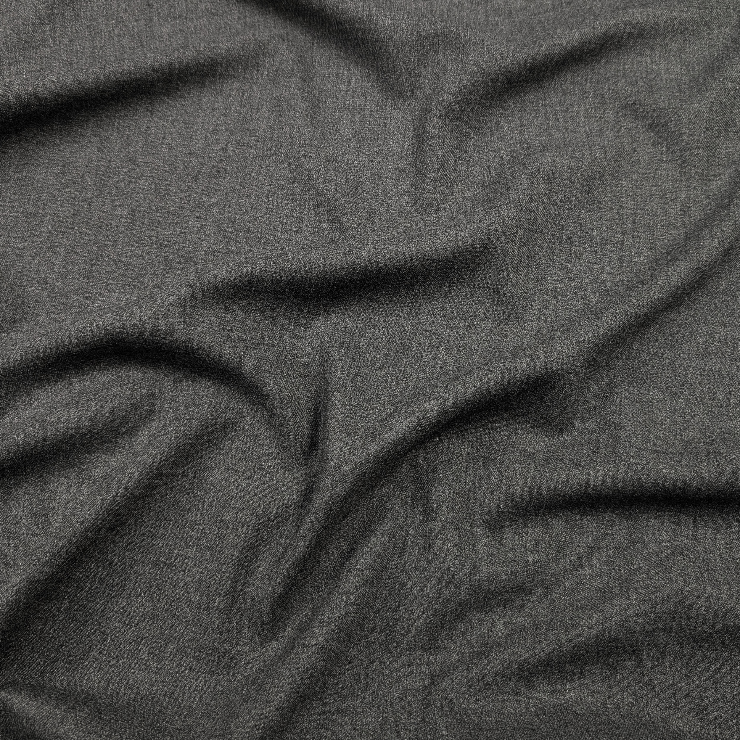 Warm Grey Stretch Cotton Fabric Image