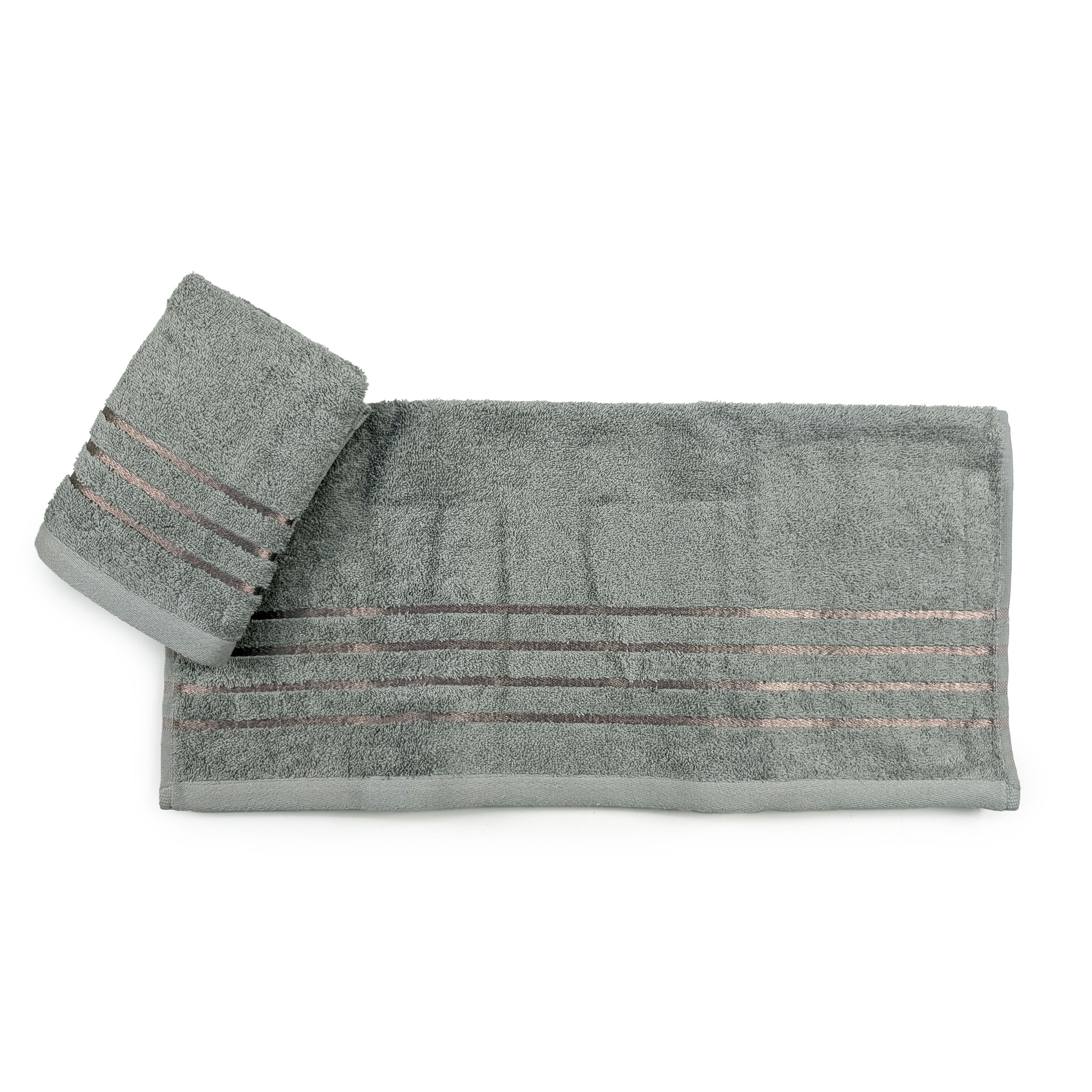 Grey Bathroom, Face and Guest Towel Set Image