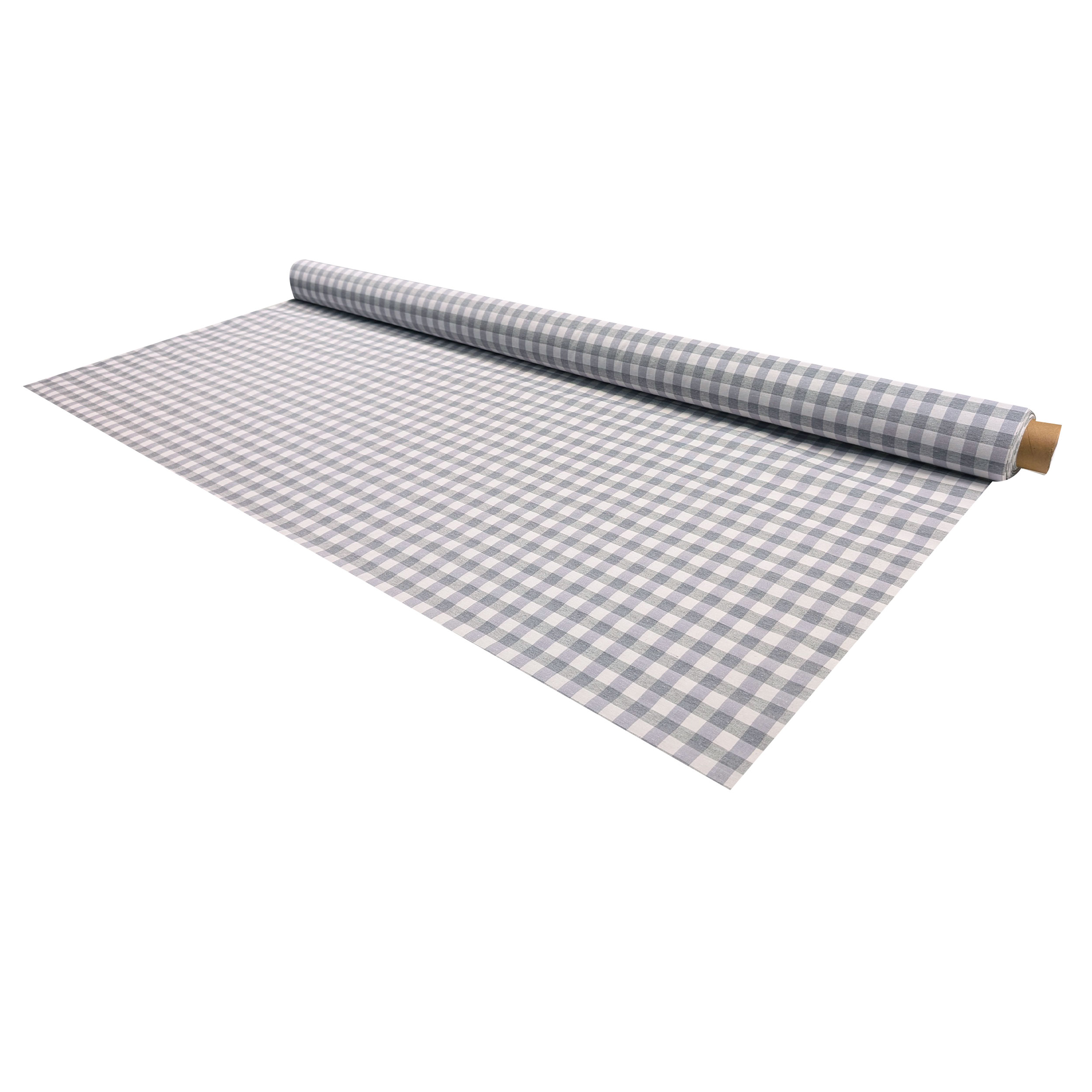 Fabric for Grey Check Resin Tablecloth Image