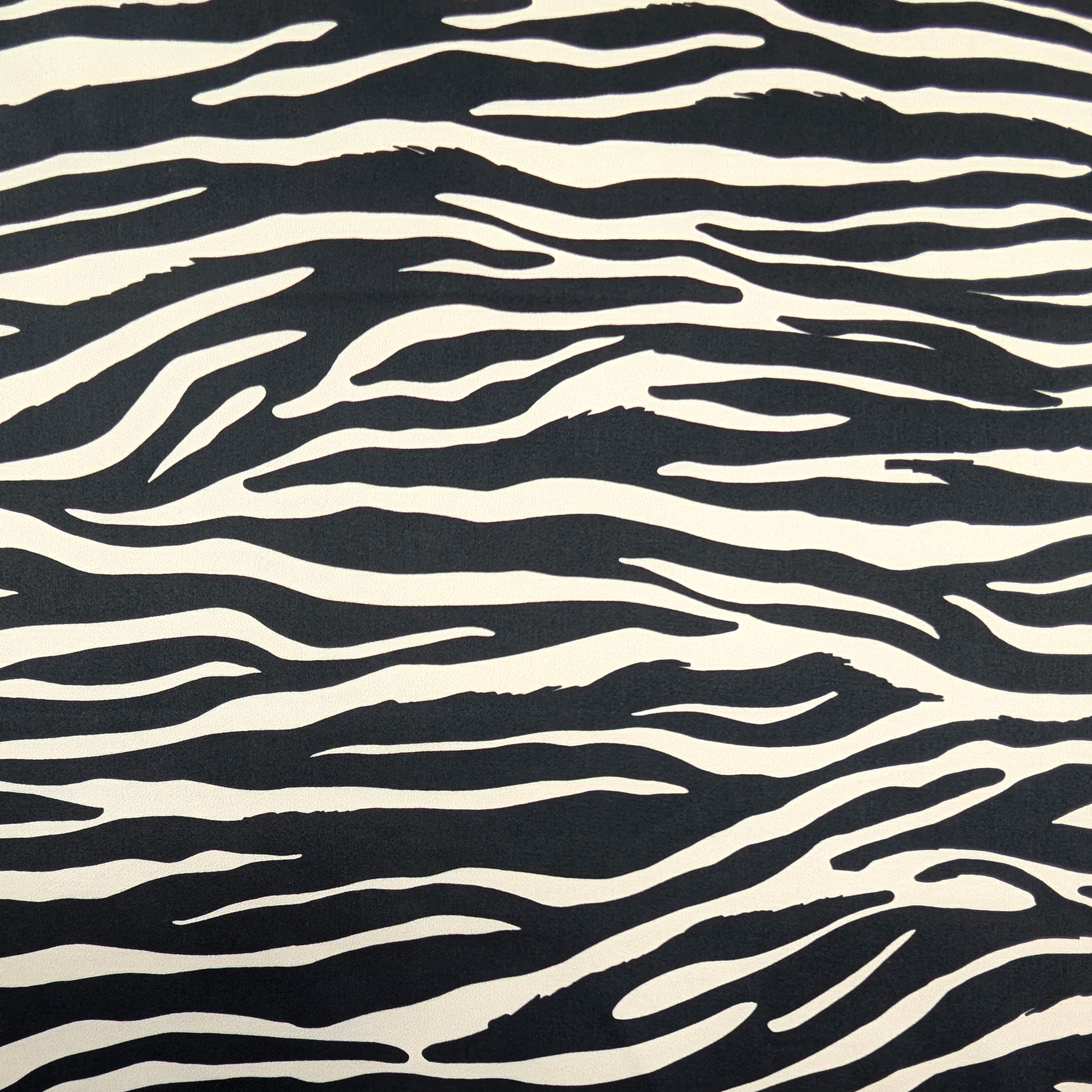 Satin Viscose Soie Zebrato Fashion