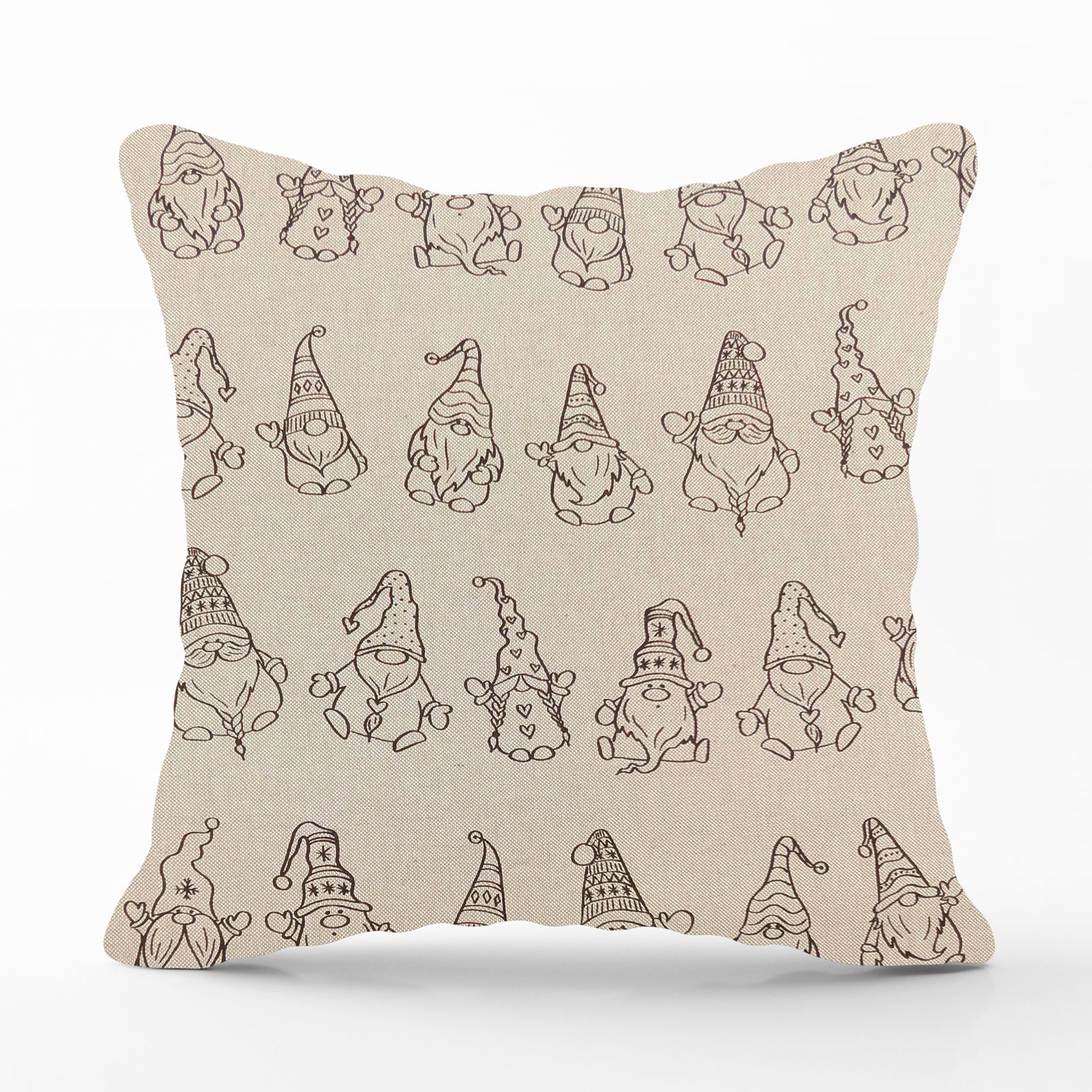 Christmas Gnomes Fantasy Cushion Pillowcase Image
