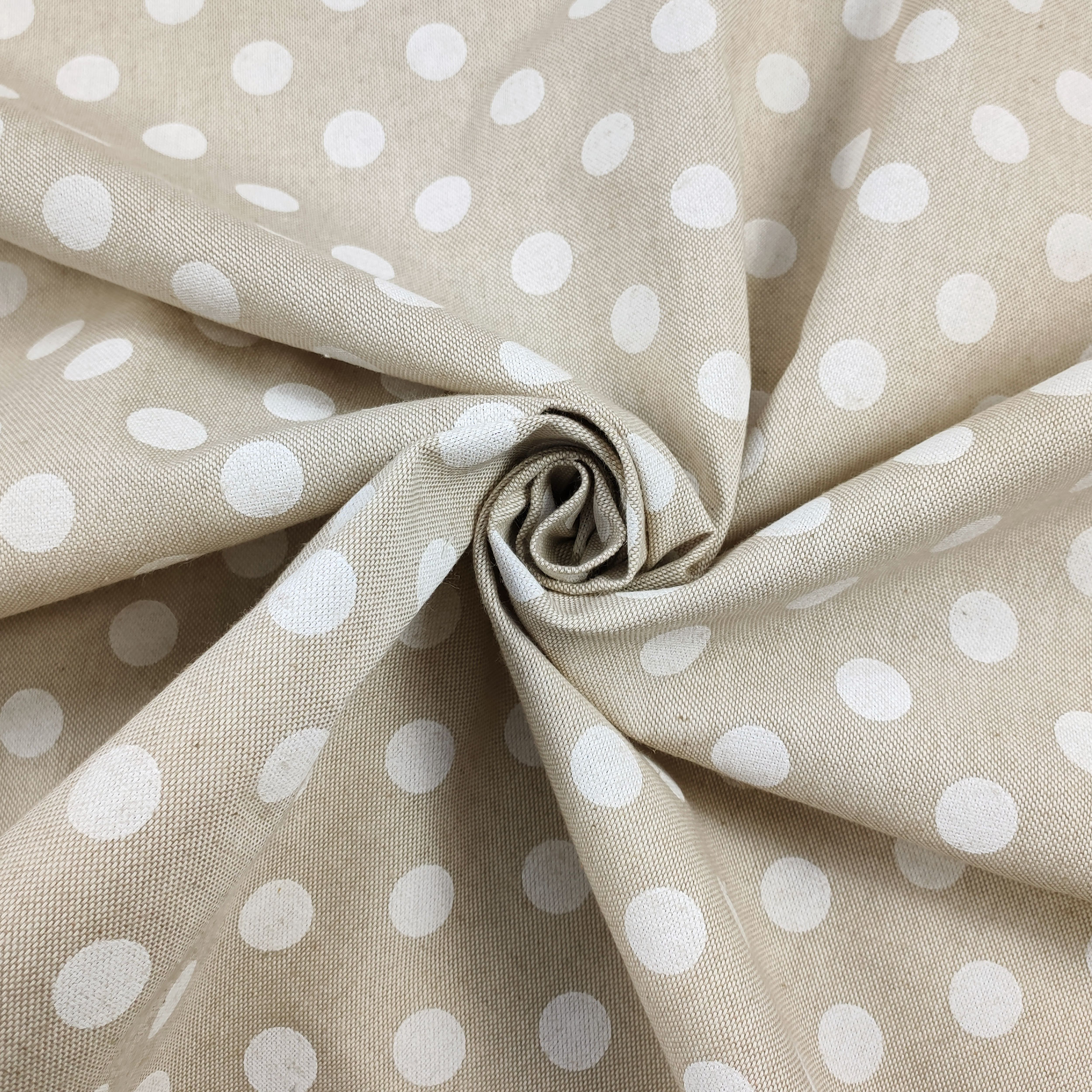 Panama Large White Polka Dots H 280 cm Image