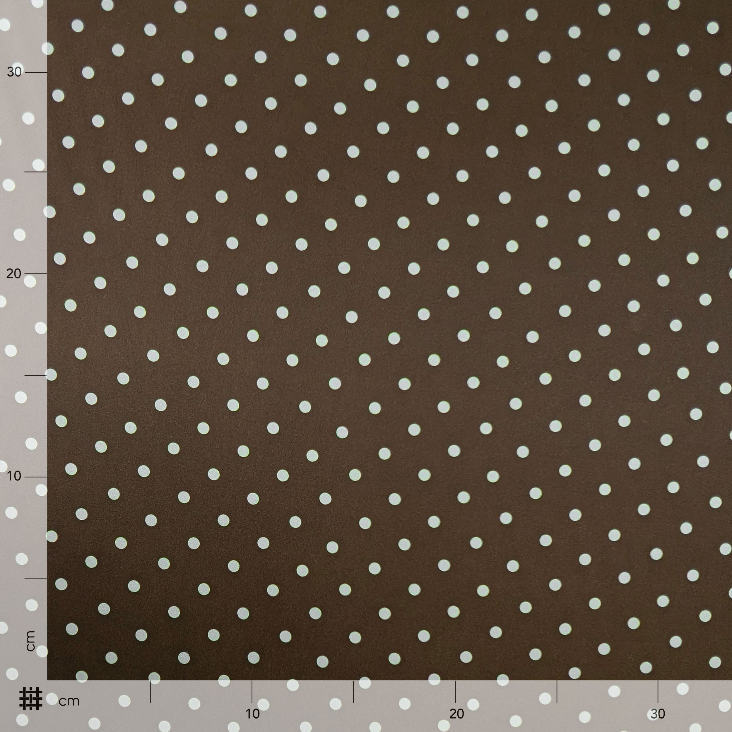 Satin Set High Fashion Polka Dot Background Brown Image