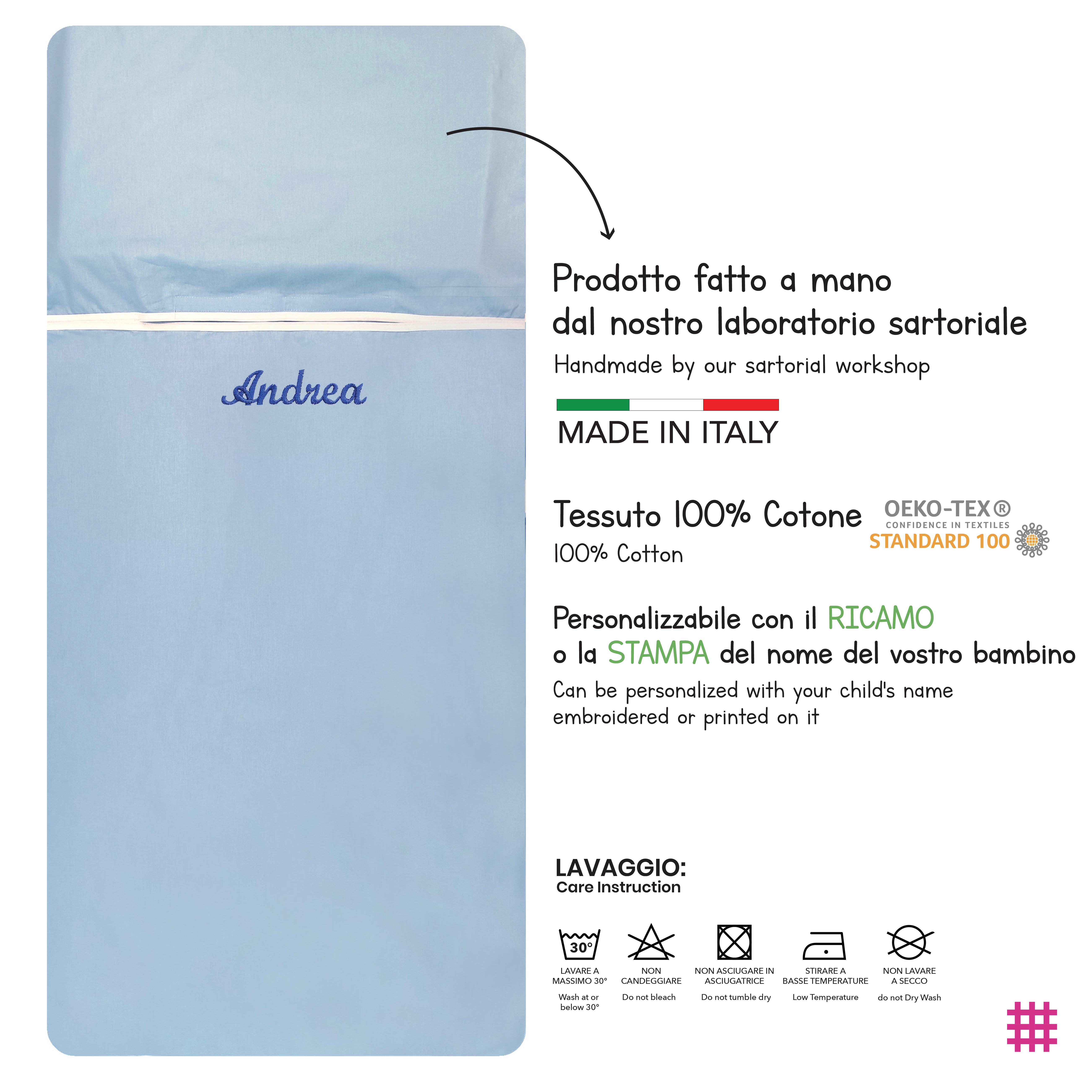 Summer Sleeping Bag Light Blue Image
