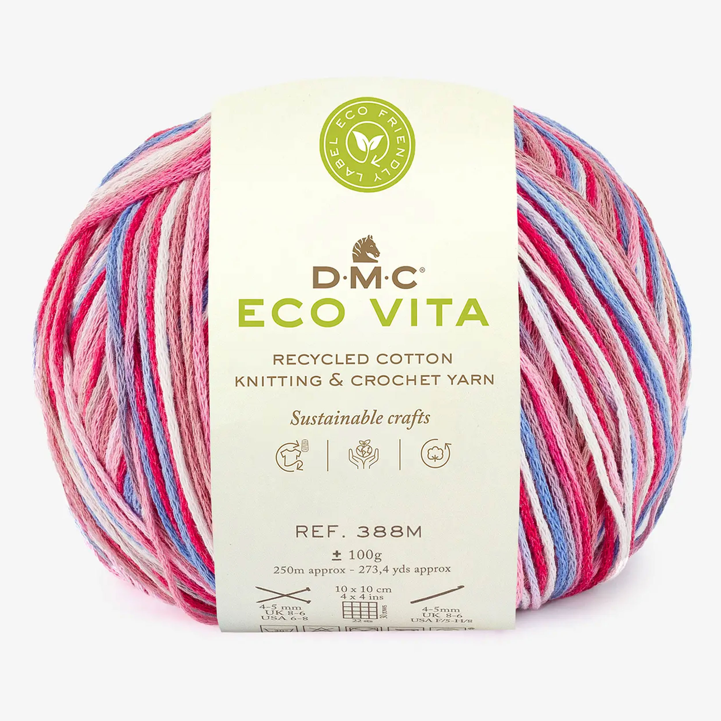 DMC Yarn Eco Vita Knitting and Crochet Multicolour Image