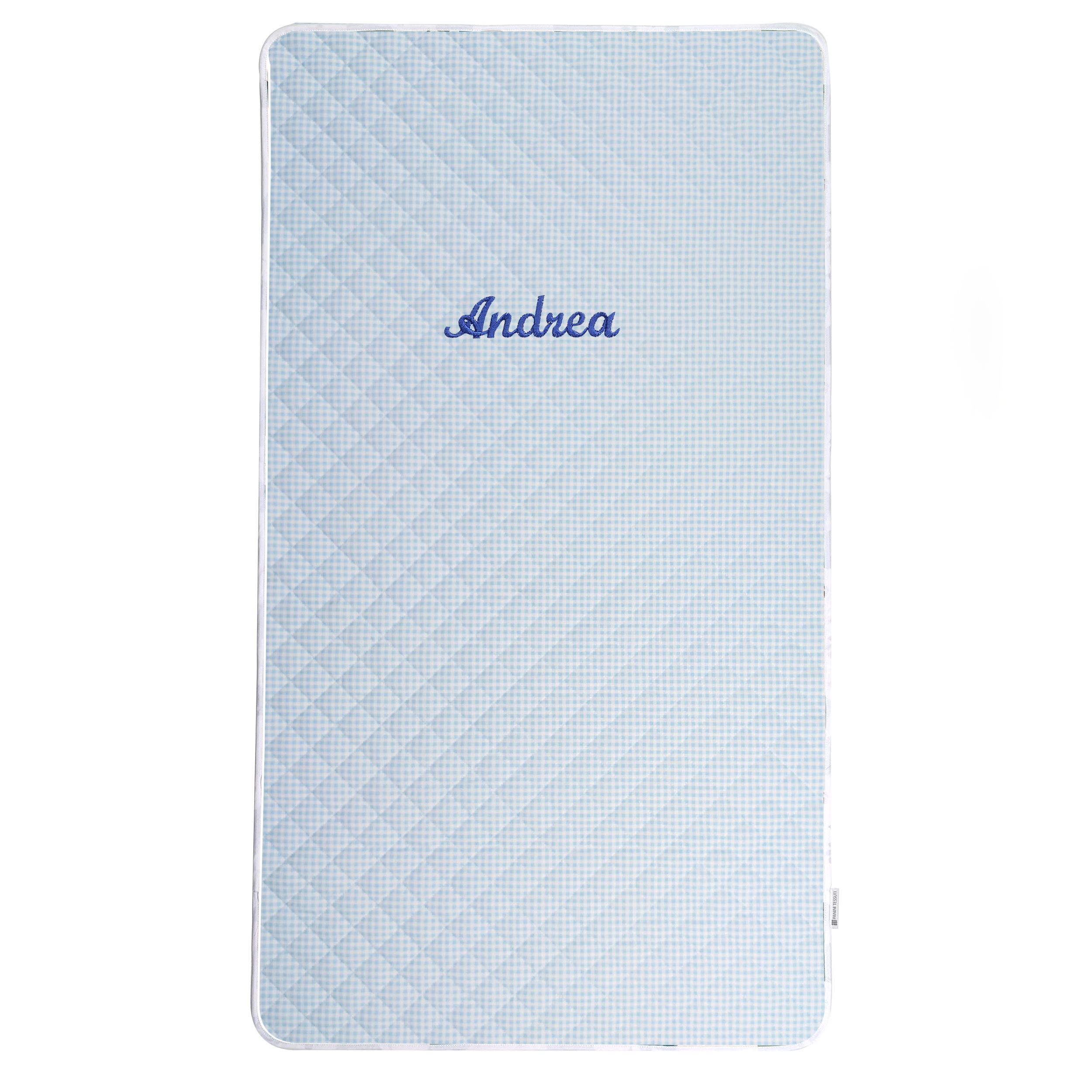 Blue Checkered Blanket Image