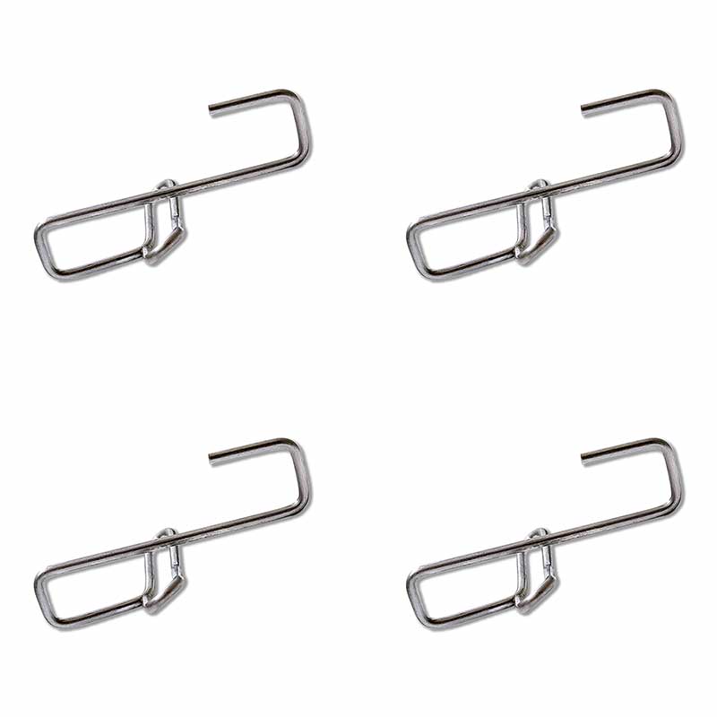 Crochets sans trou pour cadres en aluminium - 4 pcs. 2