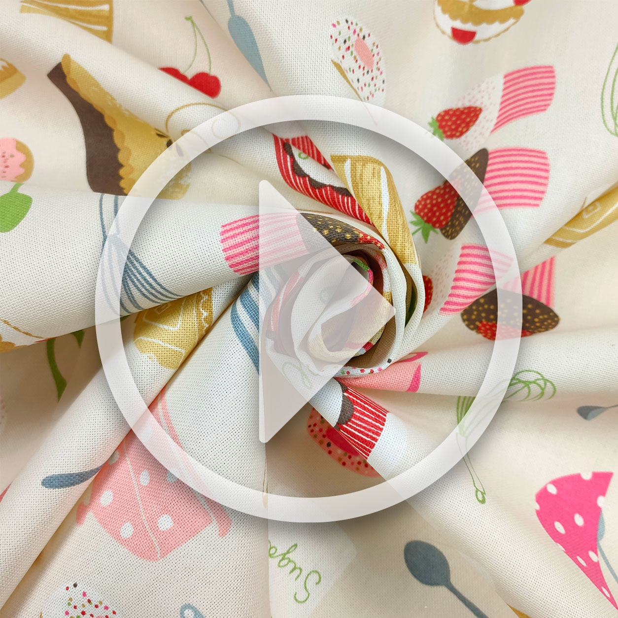 Panama Fabric Cakes and Sweets (gâteaux et friandises) Image