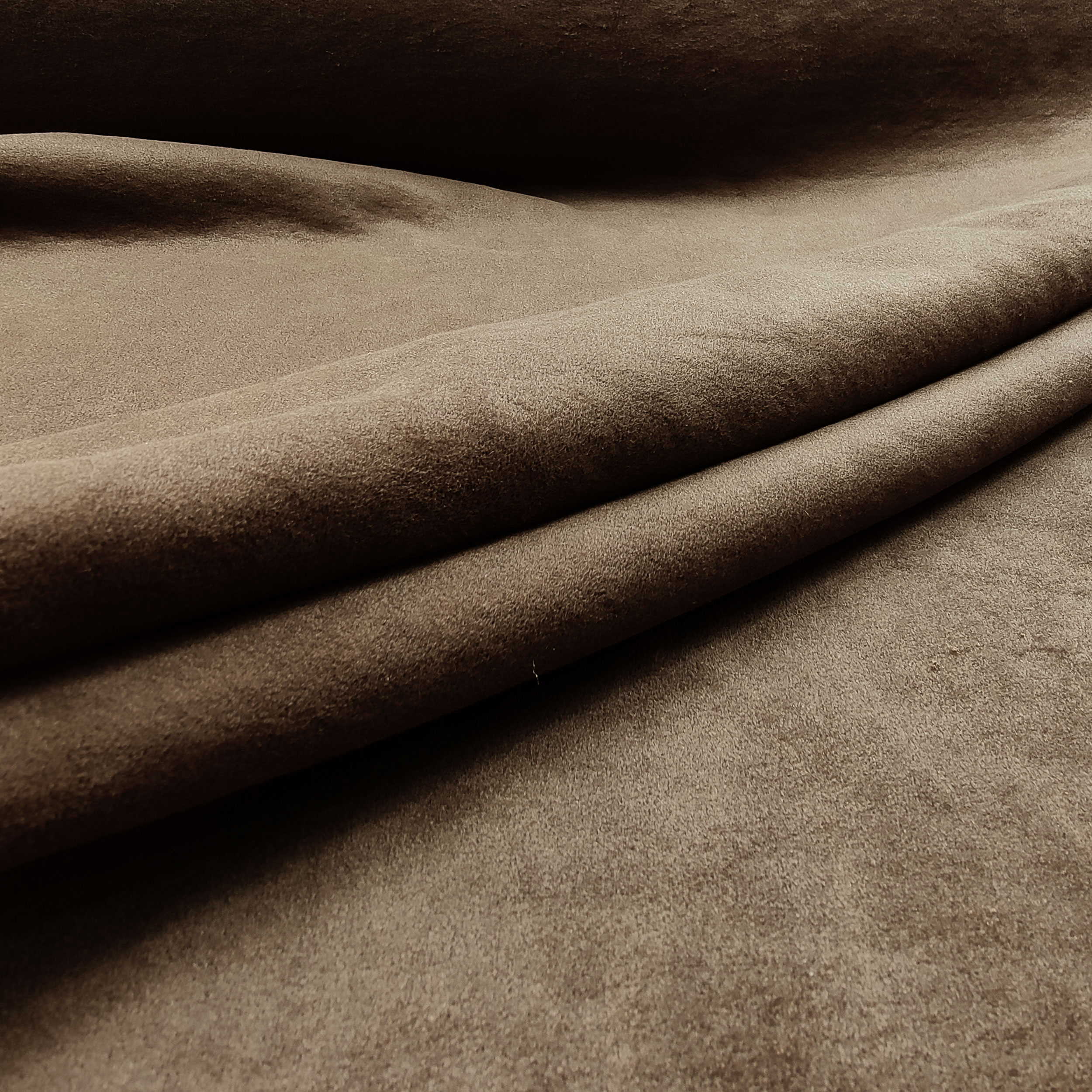 Tissu en peau de mouton noisette Image