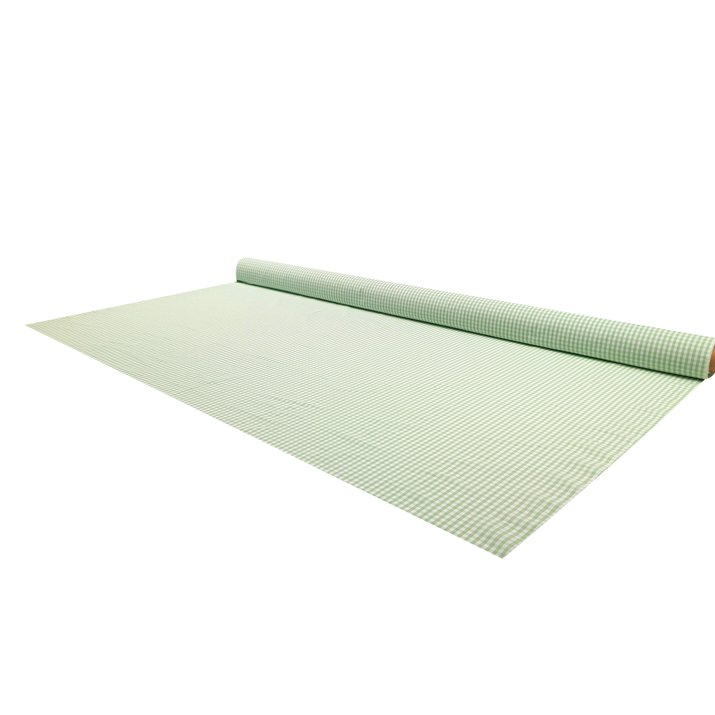 Light Green Check Cotton for Shirts Image