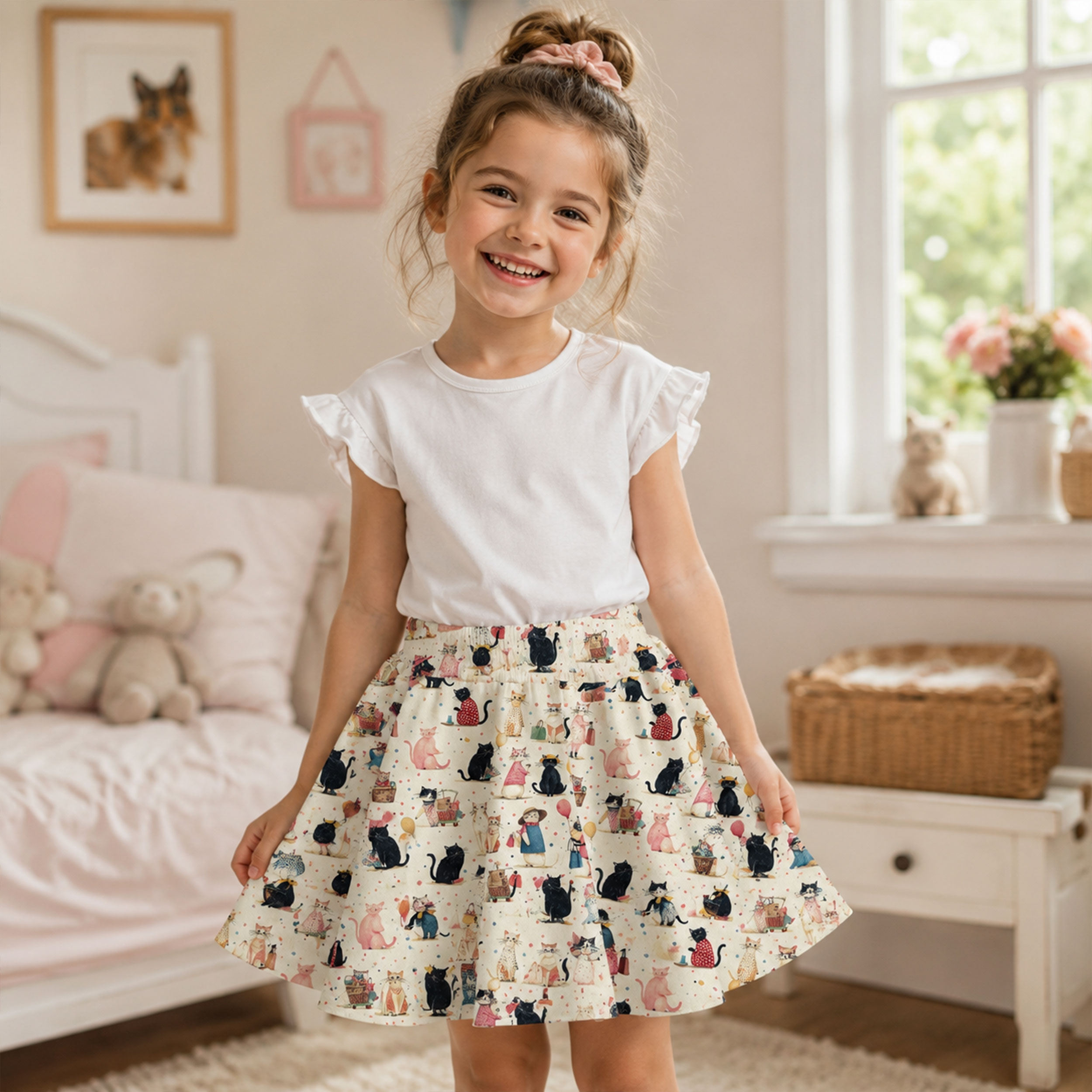 Poplin Cotton Kitten Fashion Image