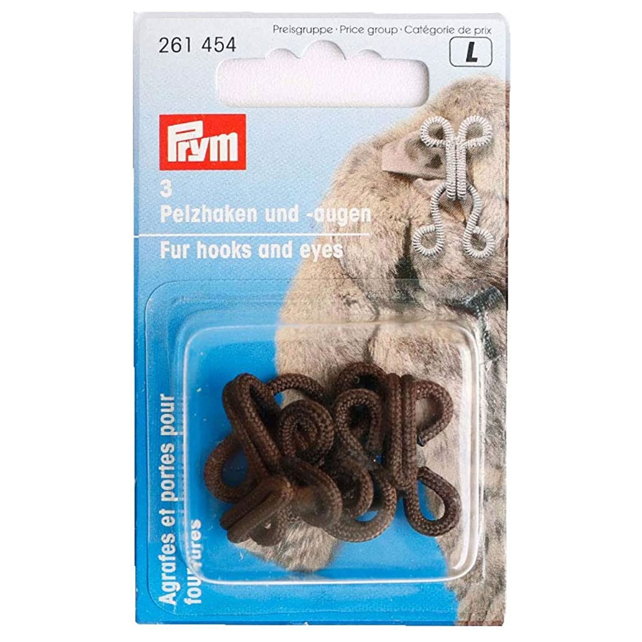Prym Brown Haken und Ösen für Pelze