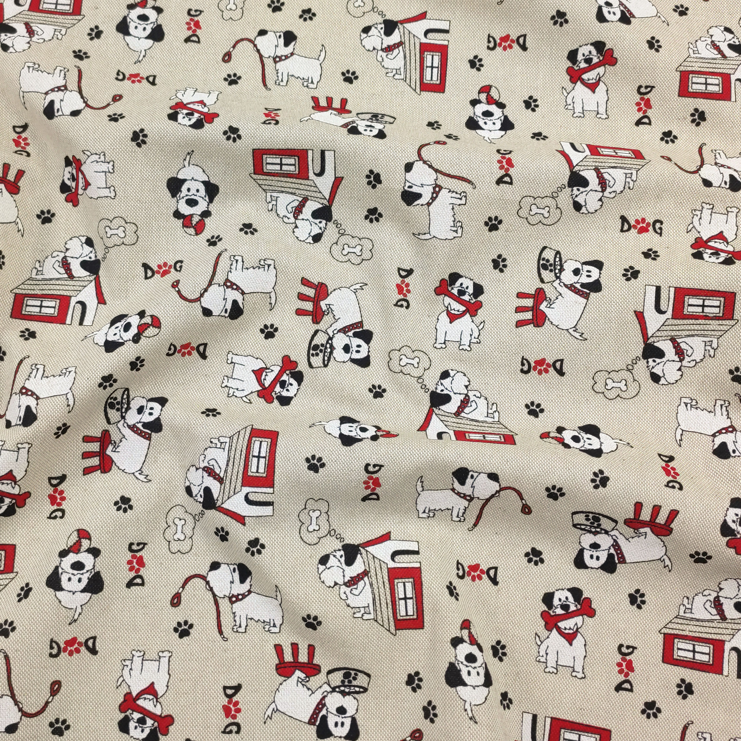 Mixed Cotton Dog Fabric